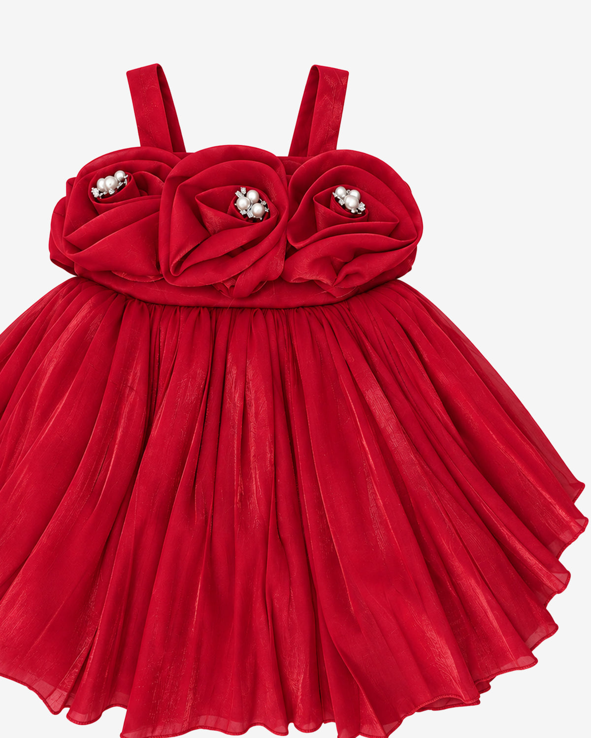 Nuberry Soft Mesh Baby Girl Party Frock | A Little Dress for Her Biggest Smiles