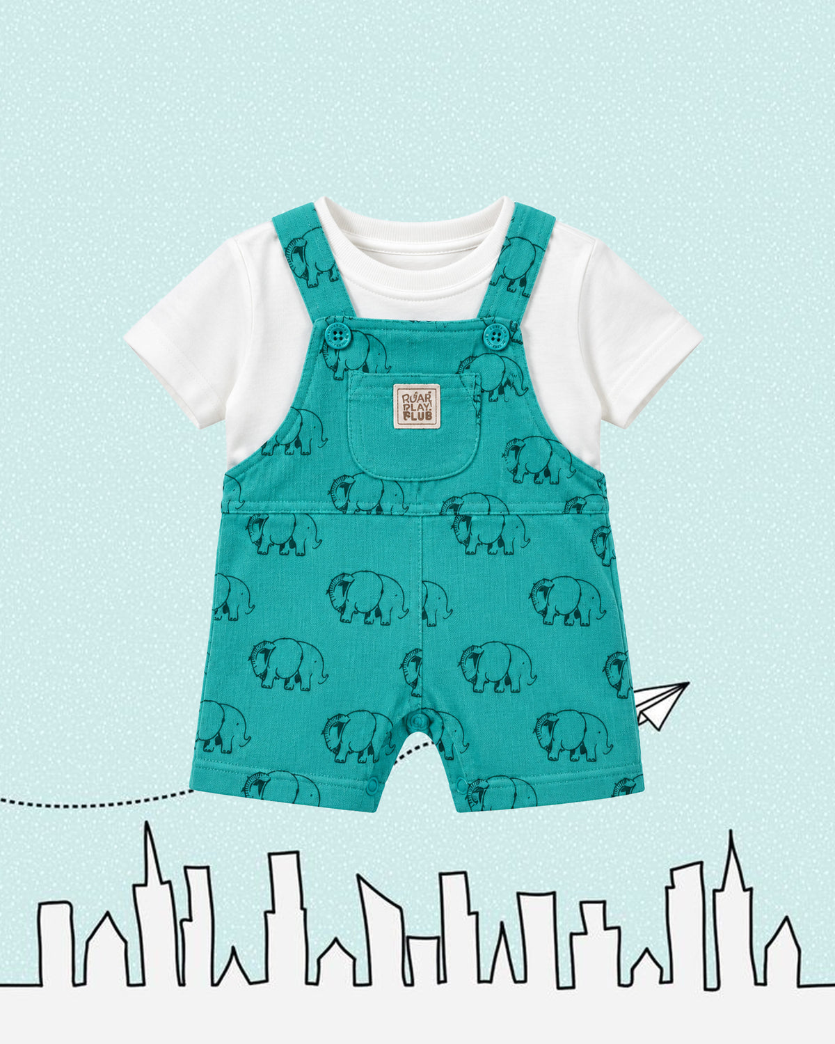 Nuberry Boys Dungaree | Soft, Breathable & Comfortable