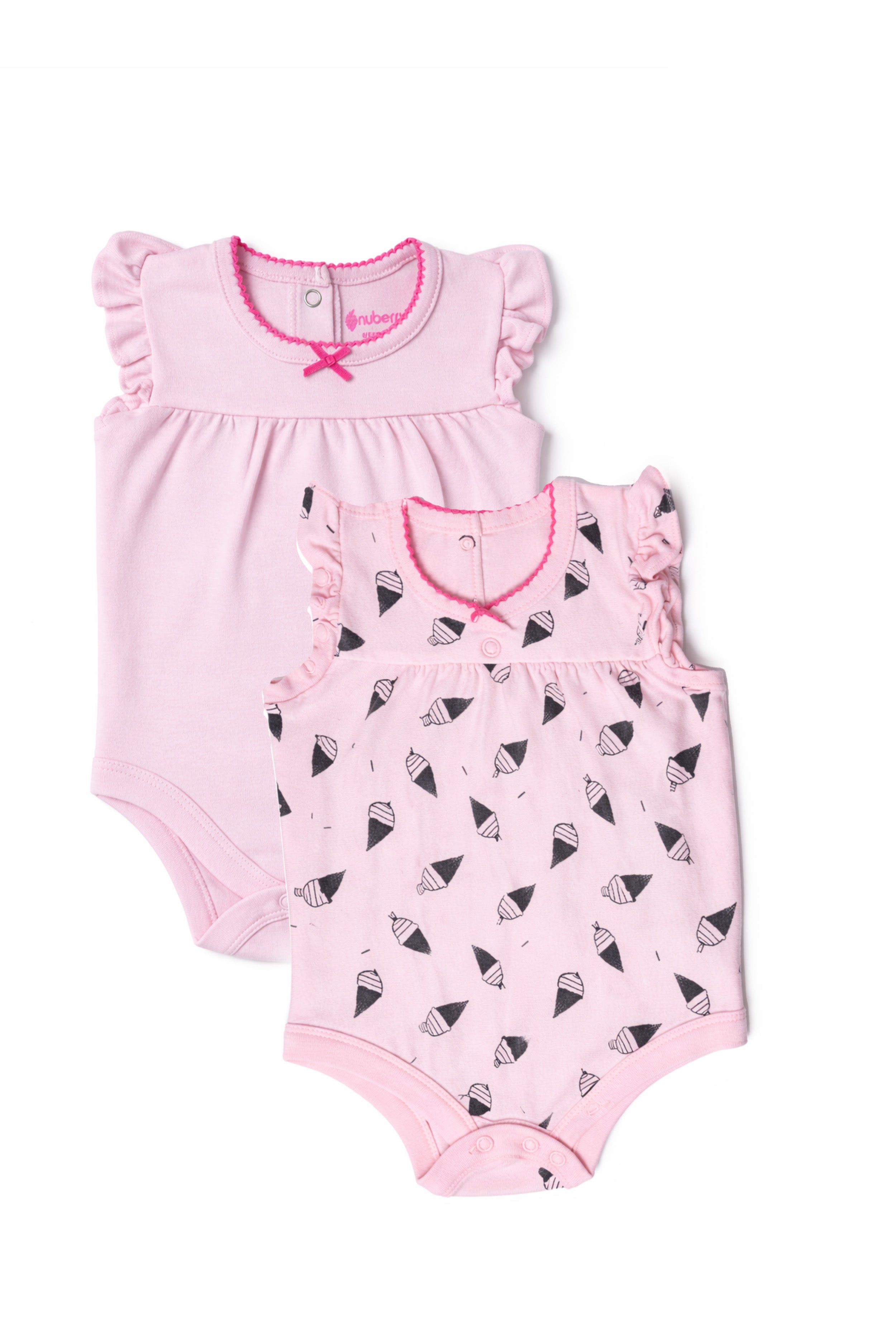 Nuberry Unisex Body Suit - Pack of 2