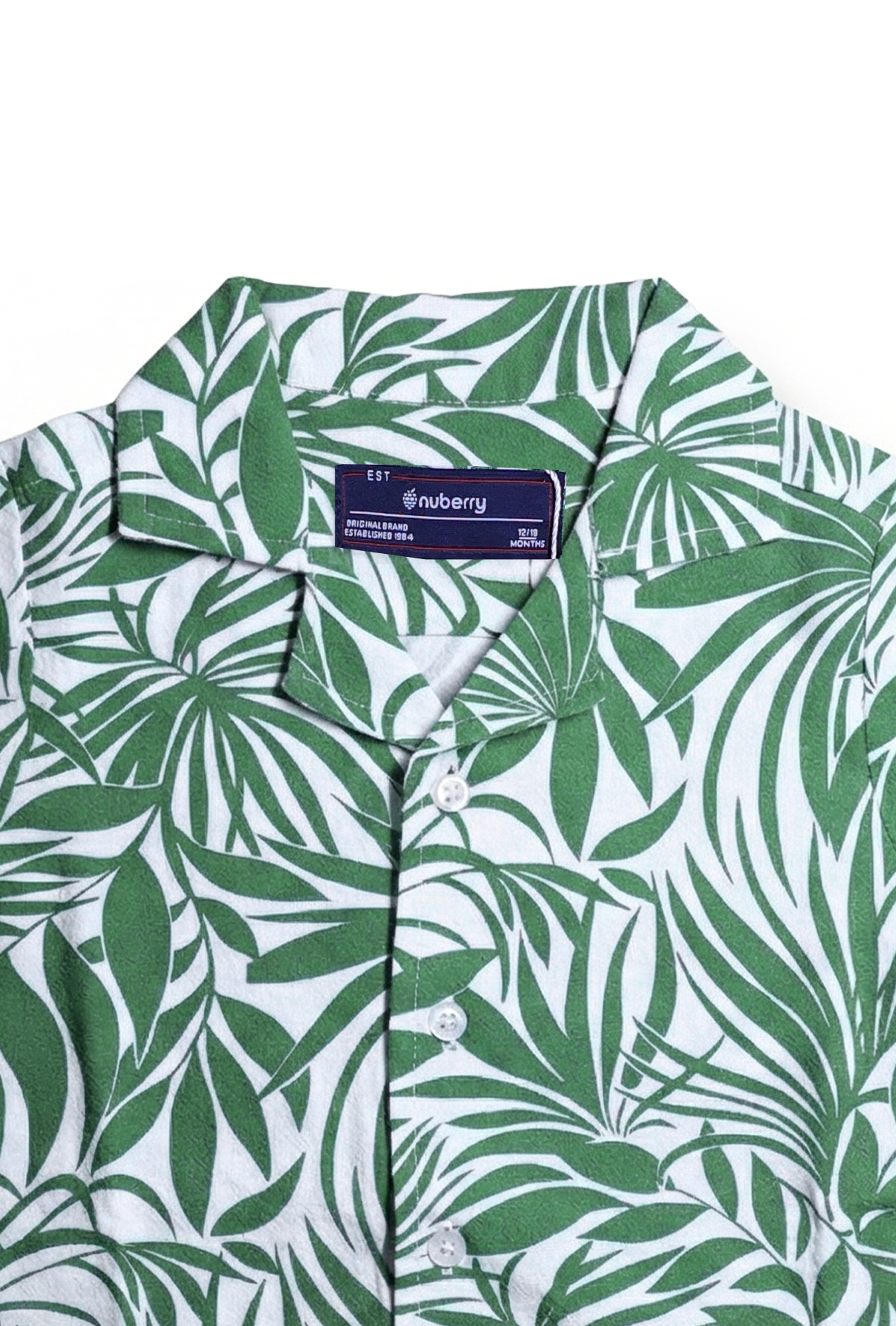 Nuberry Boys Half Sleeve Shirt