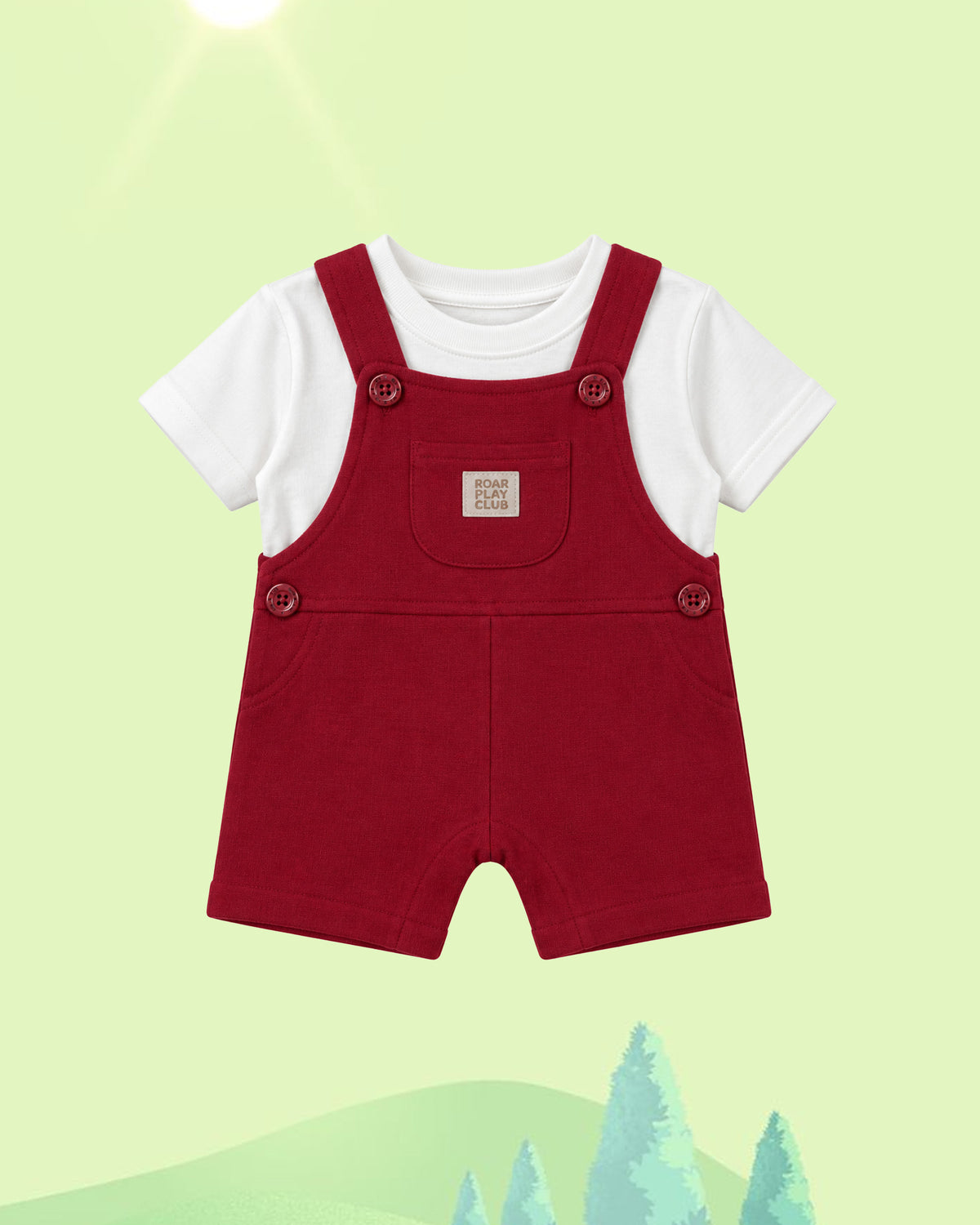 Nuberry Boys Dungaree | Soft, Breathable & Comfortable