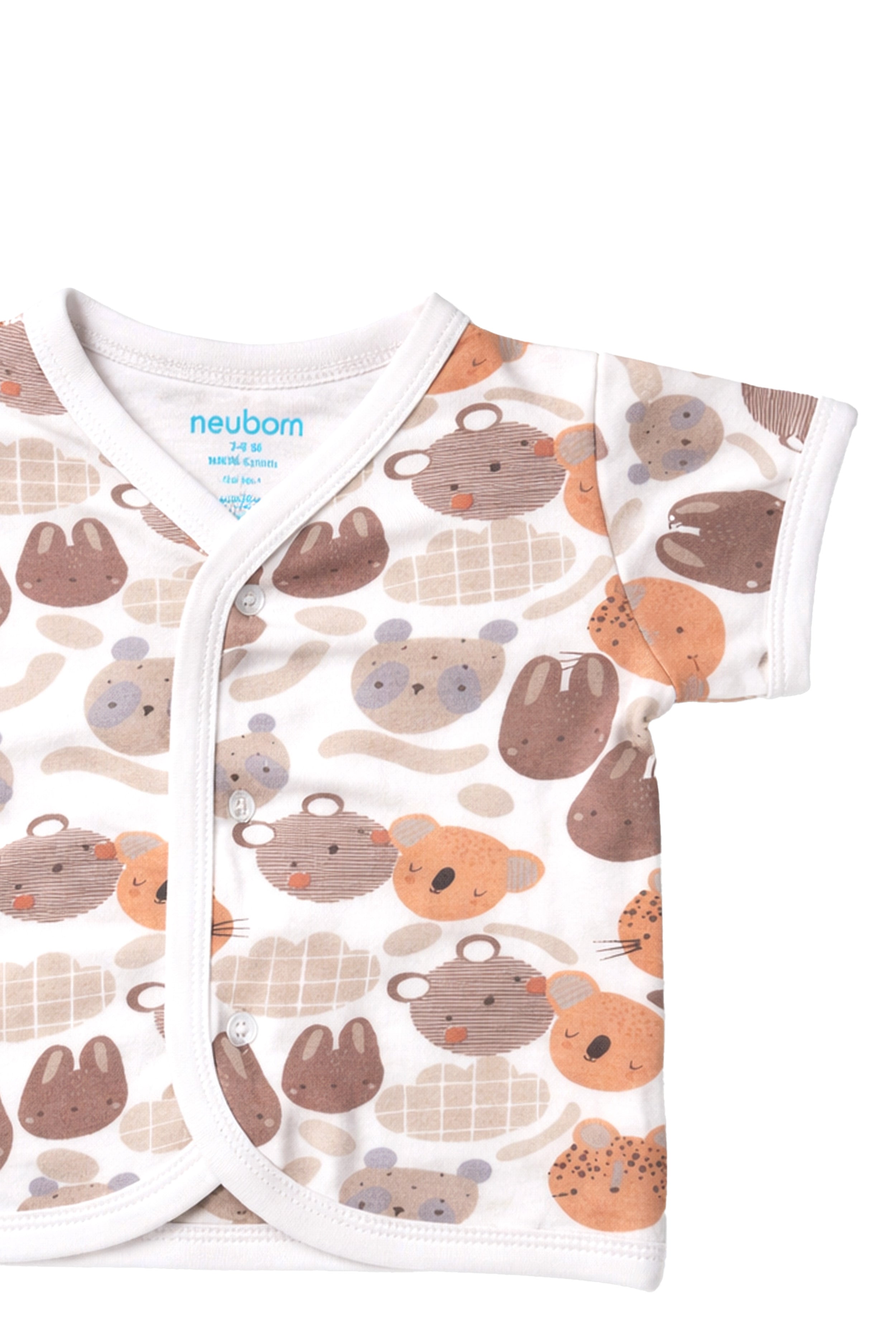 Nuberry Baby Unisex Open Vest | Pack of 3