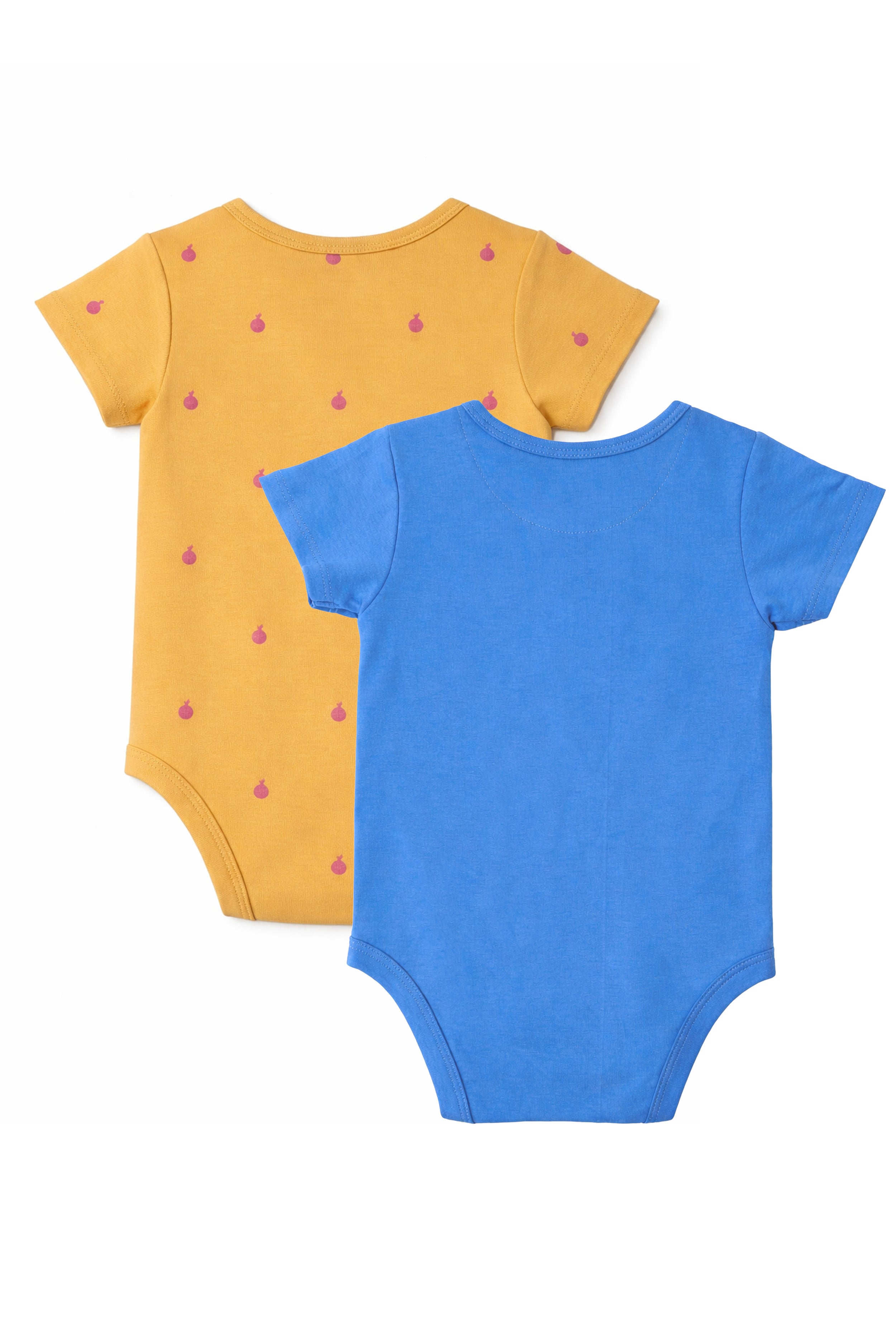 Gentle on Baby Skin | Trusted by Parents | Nuberry Unisex Bodysuit Set of 2