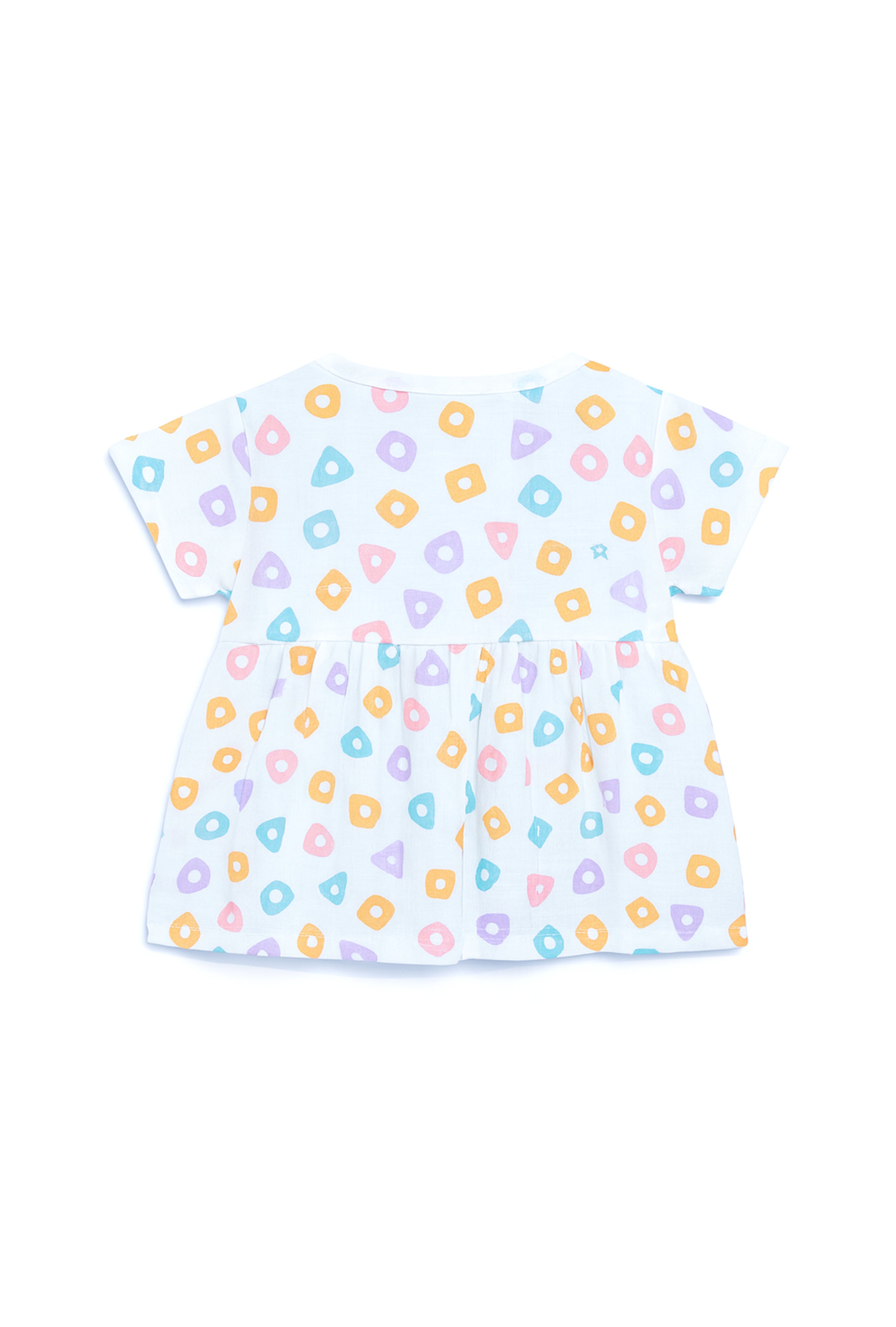 Nuberry Soft Muslin Half Sleeve Frock (Pack of 4)