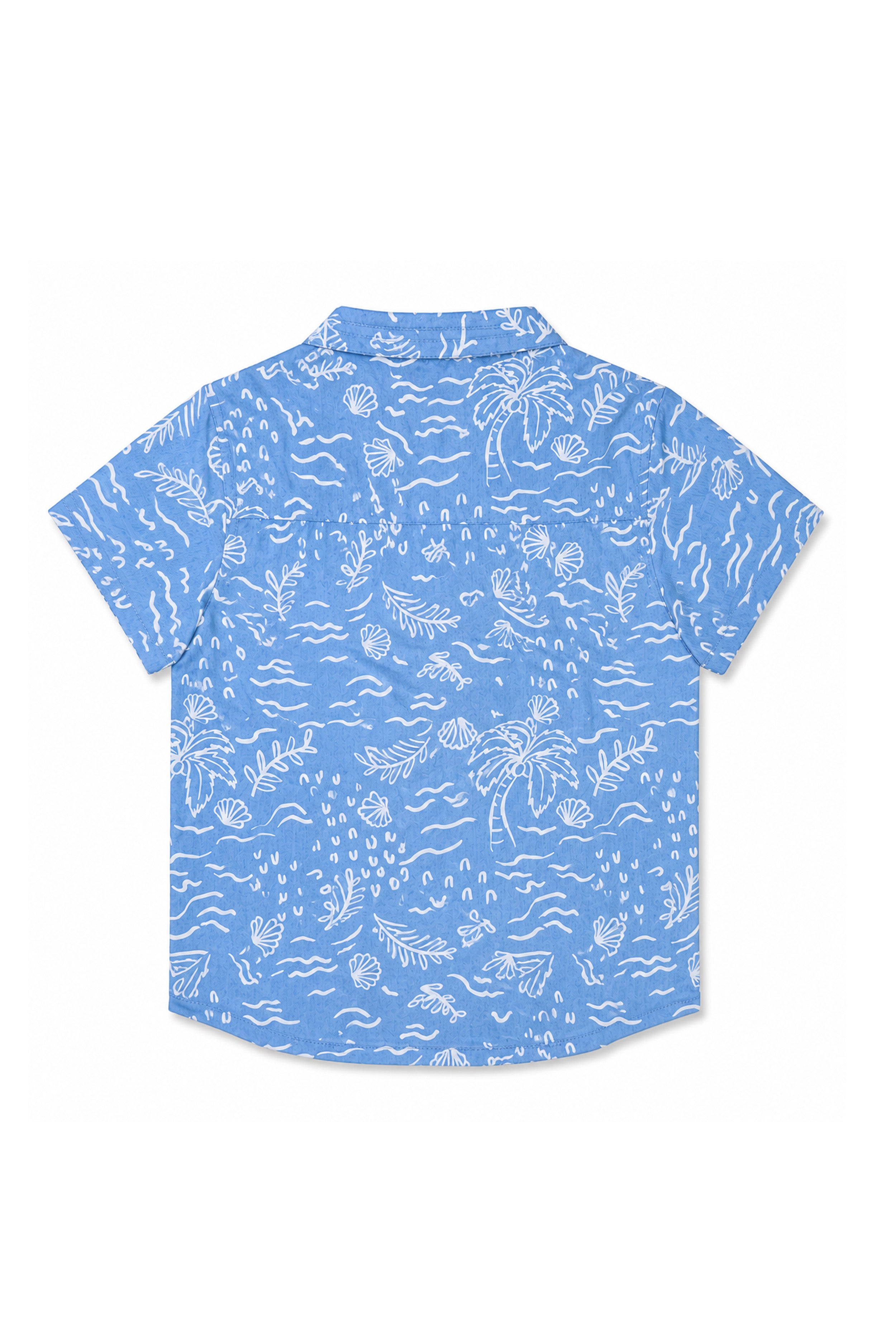 Nuberry Boys Half Sleeve Shirt | Colorful Prints for Endless Fun