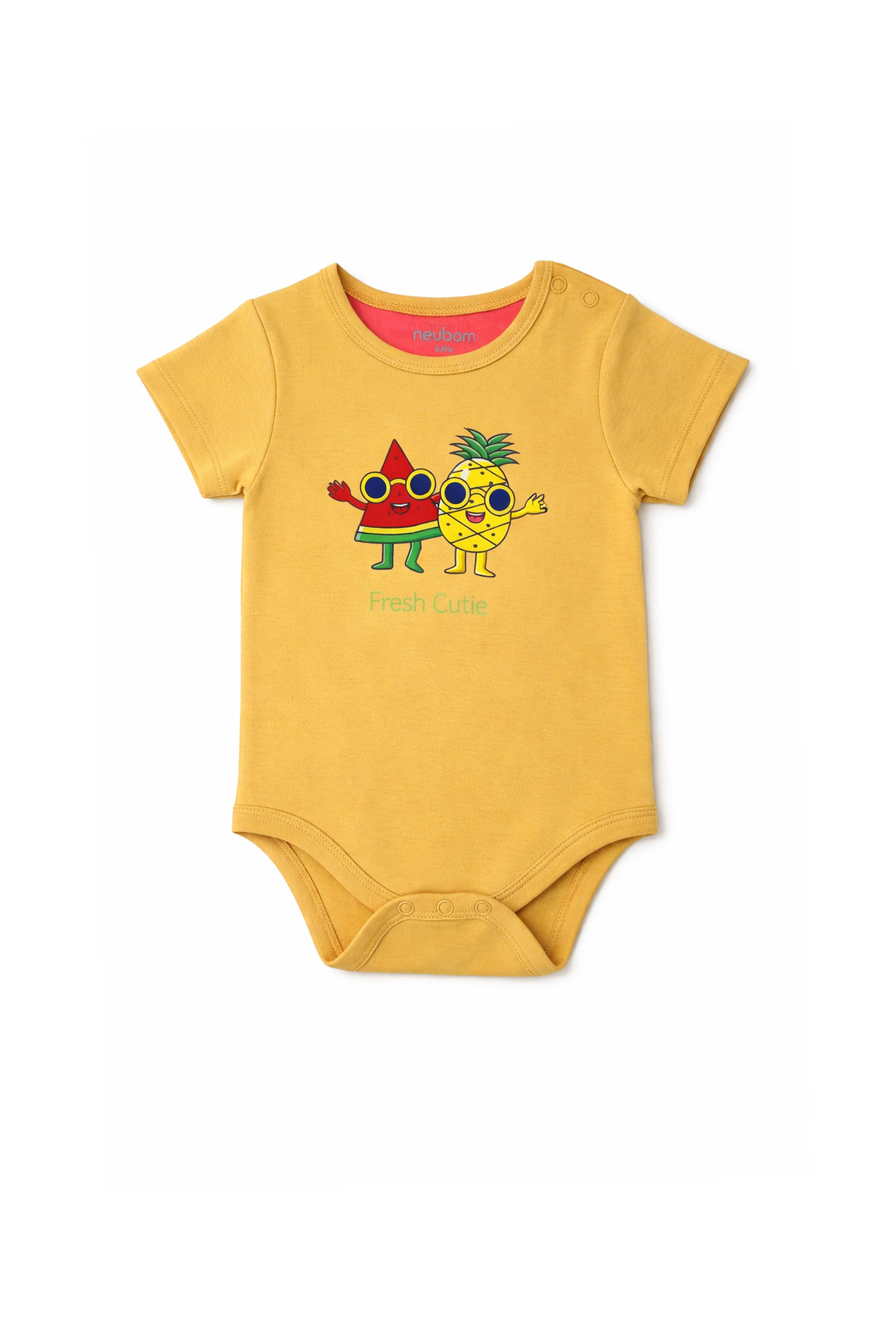 Gentle on Baby Skin | Trusted by Parents | Nuberry Unisex Bodysuit Set of 2