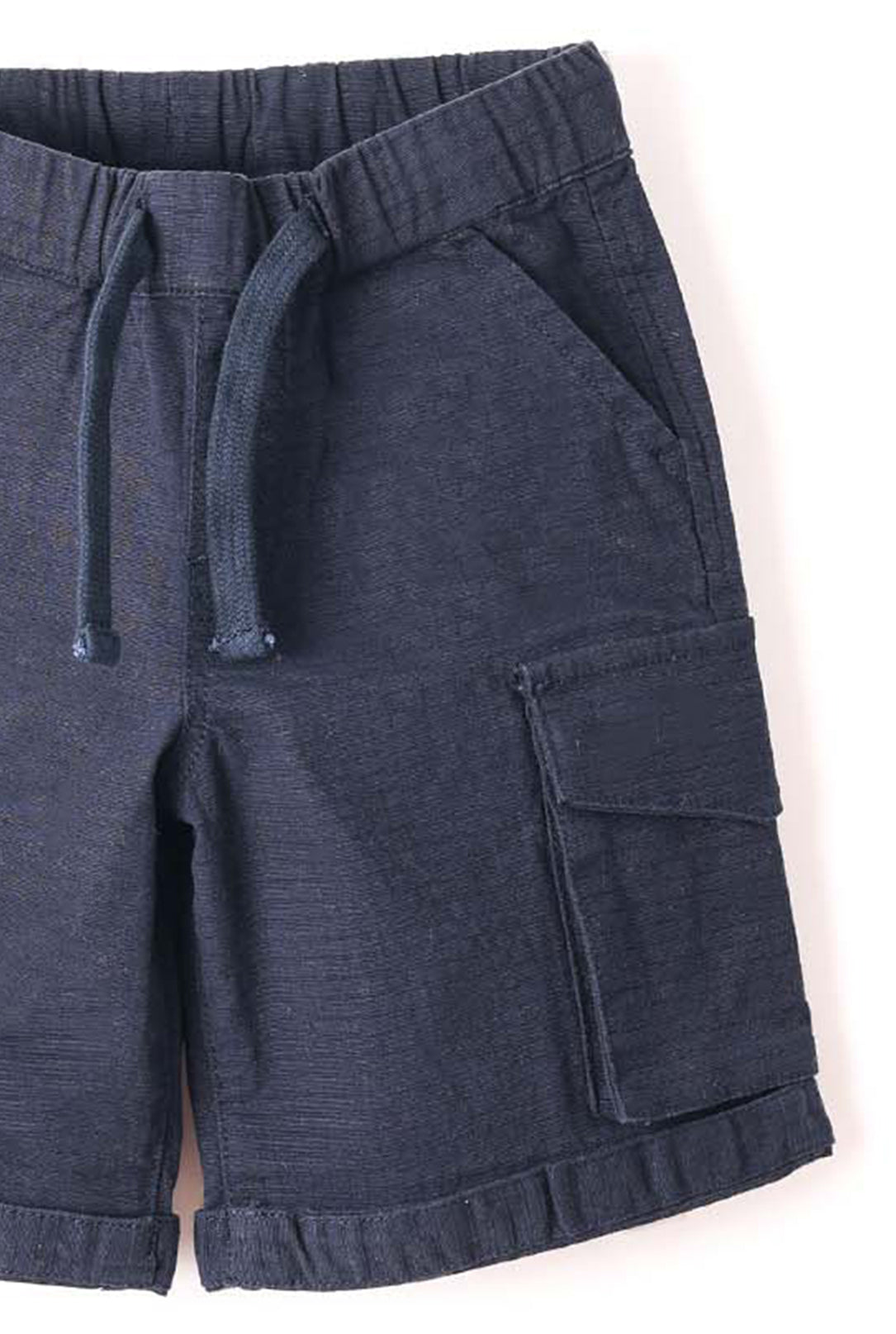 NUBERRY KIDS BOY-SHORTS-WOVEN NAVY BLUE