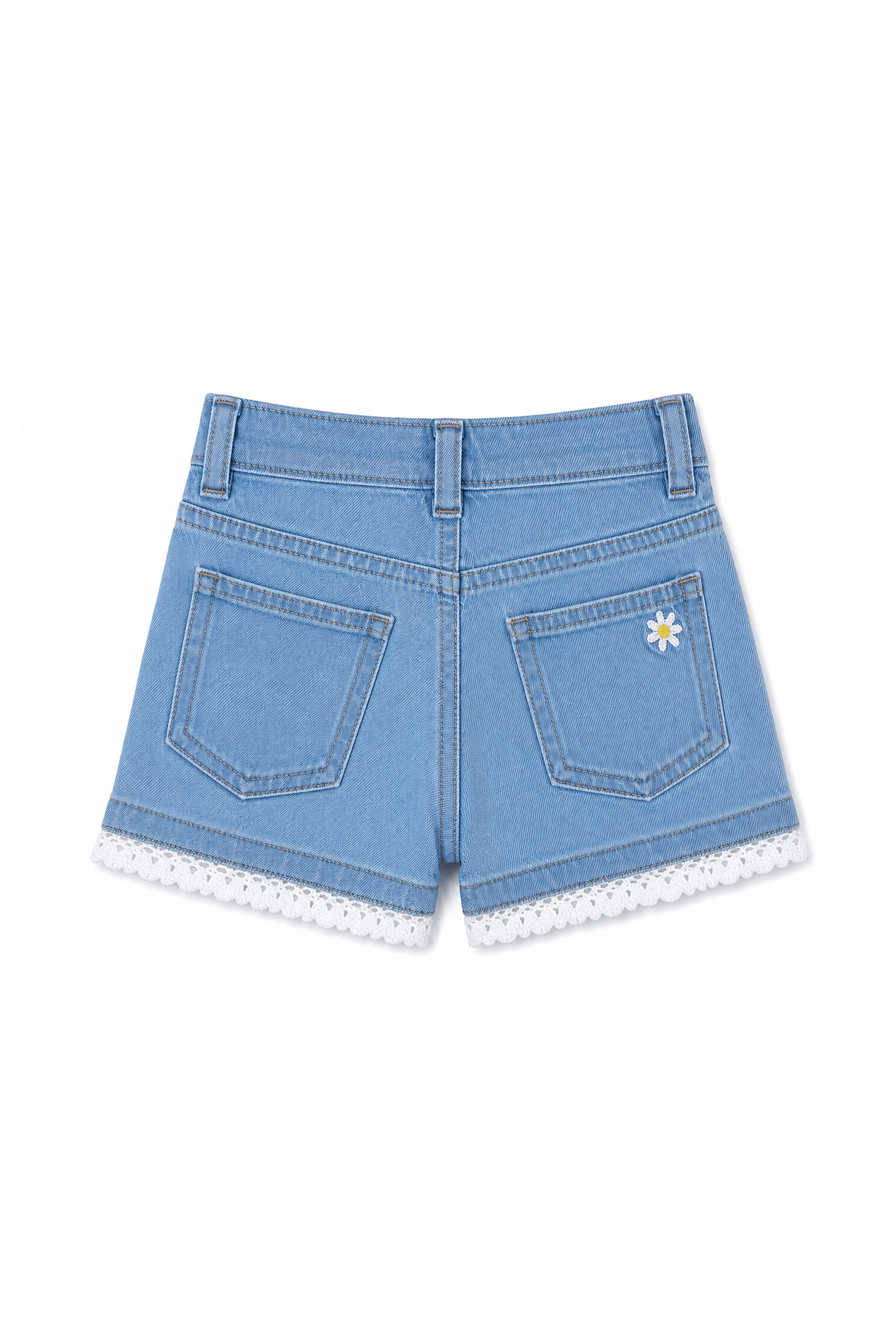 Nuberry Little Explorer Girls Denim Shorts | Soft, Comfy & Stylish