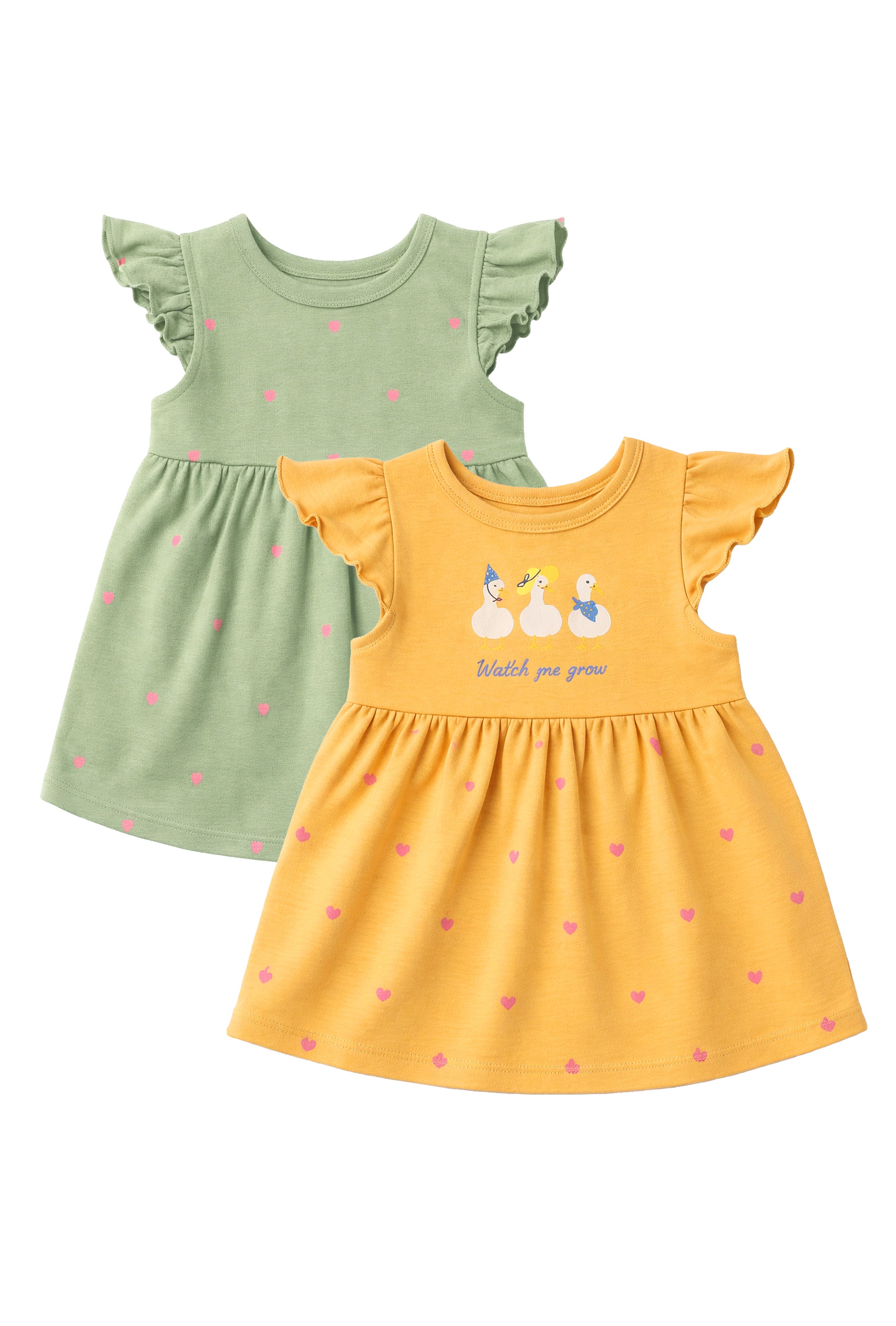Nuberry Girls Frocks – Pack of 2 | Soft, Gentle & Made for Everyday Smiles