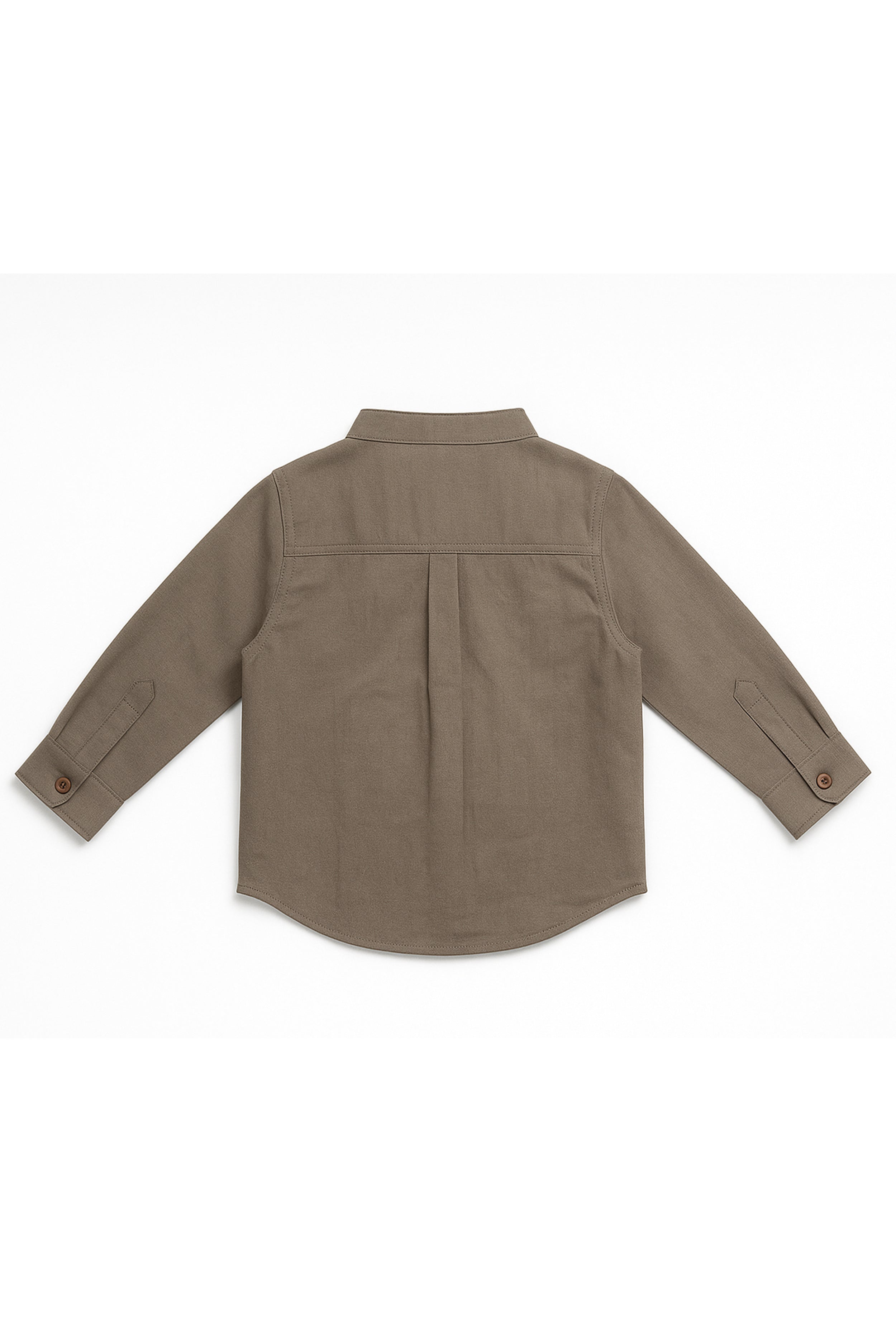 Nuberry Boys Solid Full Sleeve Shirt