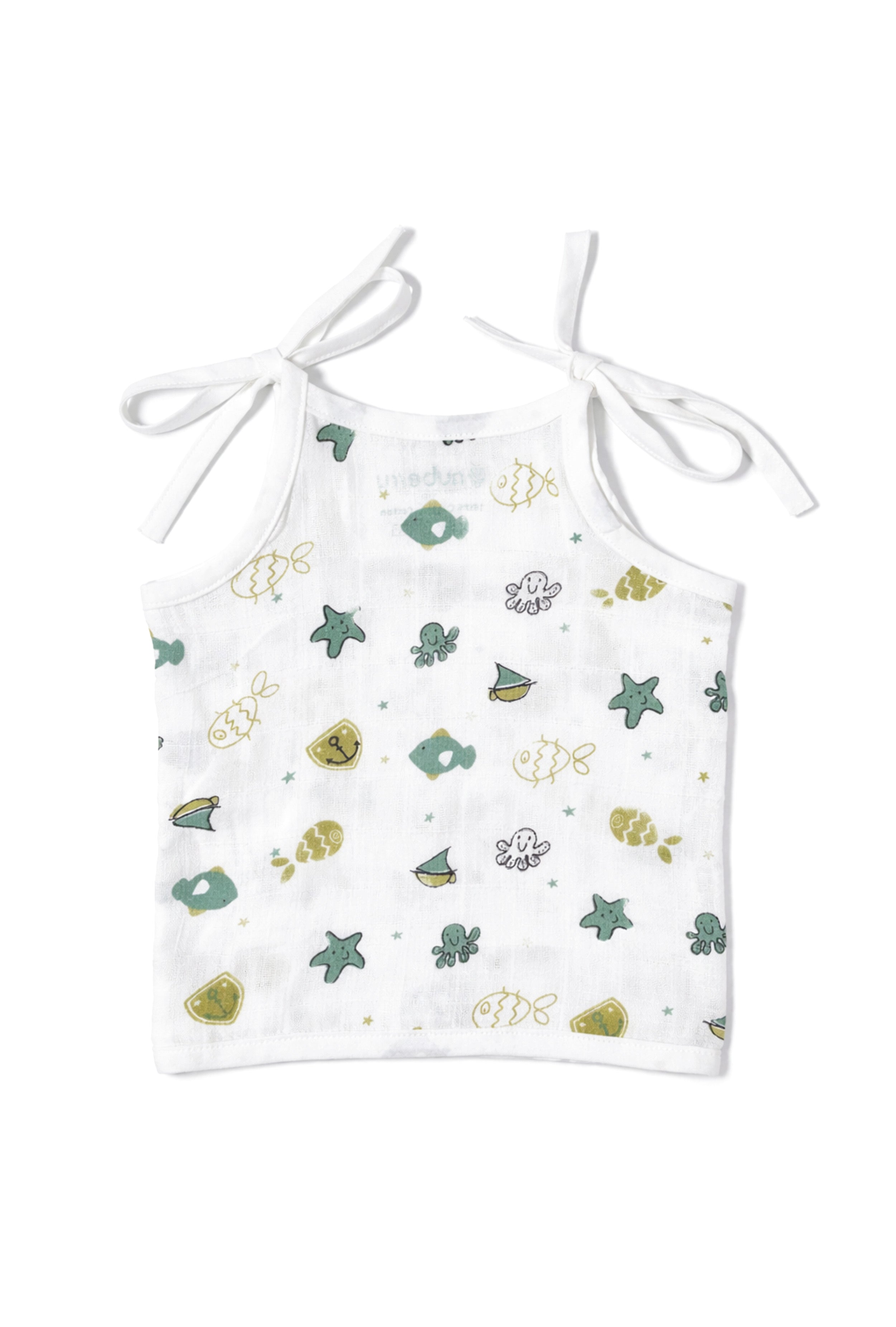 Made for First Comfort | Nuberry Newborn Muslin Upknot Jabla (Pack of 4)