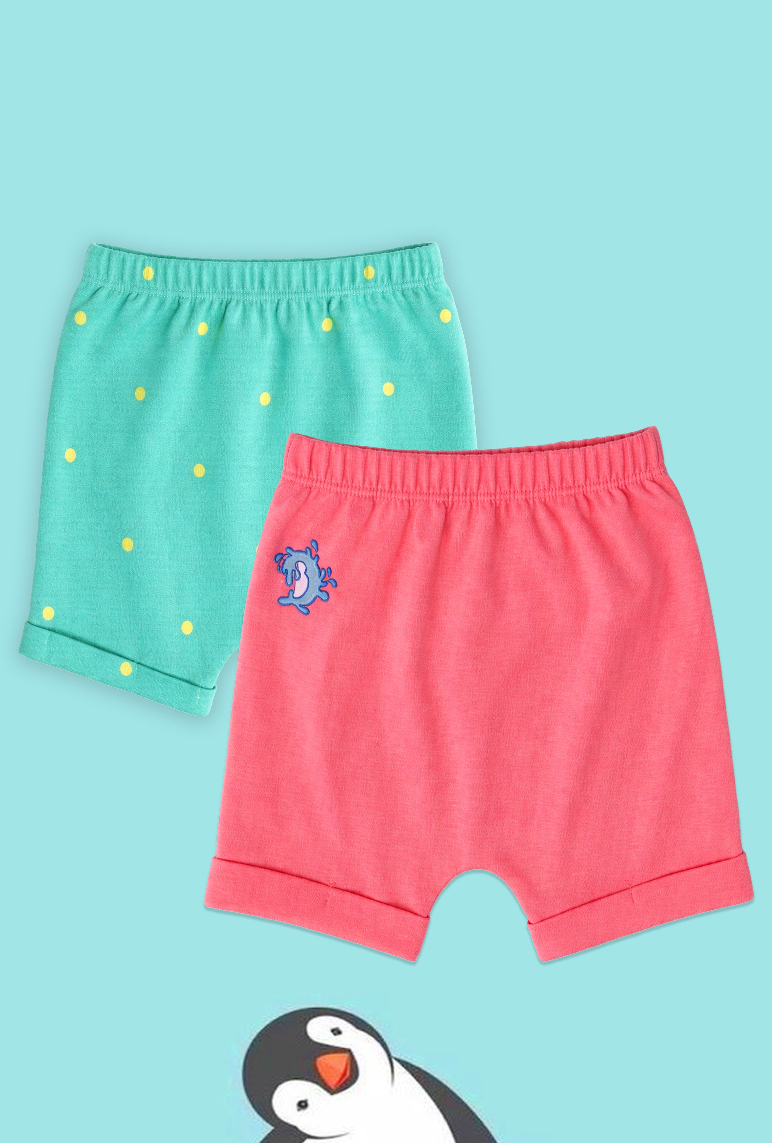 Everyday Comfort | Made with Care | Nuberry Unisex Shorts (Pack of 2)