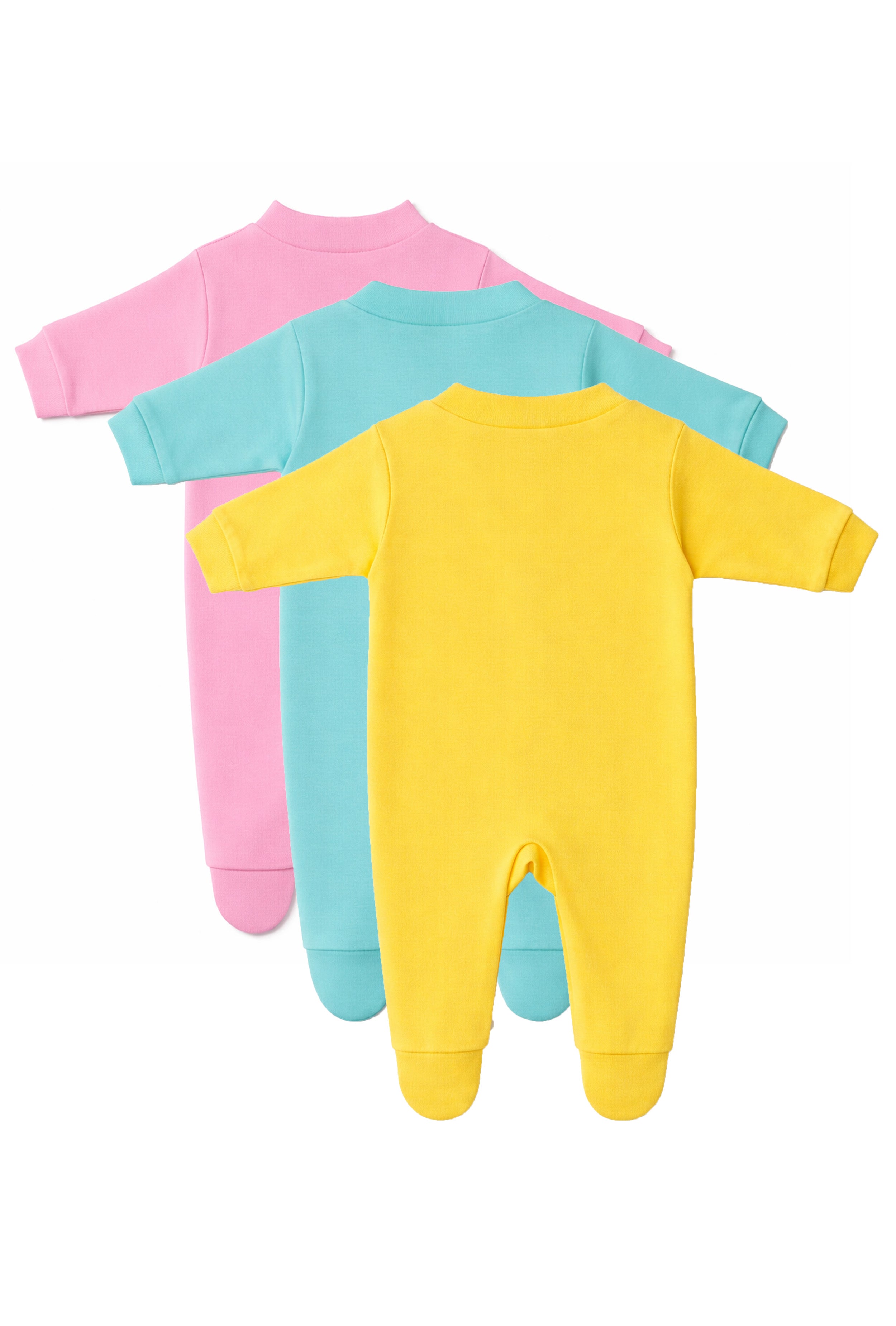 Chosen by Moms | Loved by Babies | Pure Cotton Sleep Suits (Pack of 3)