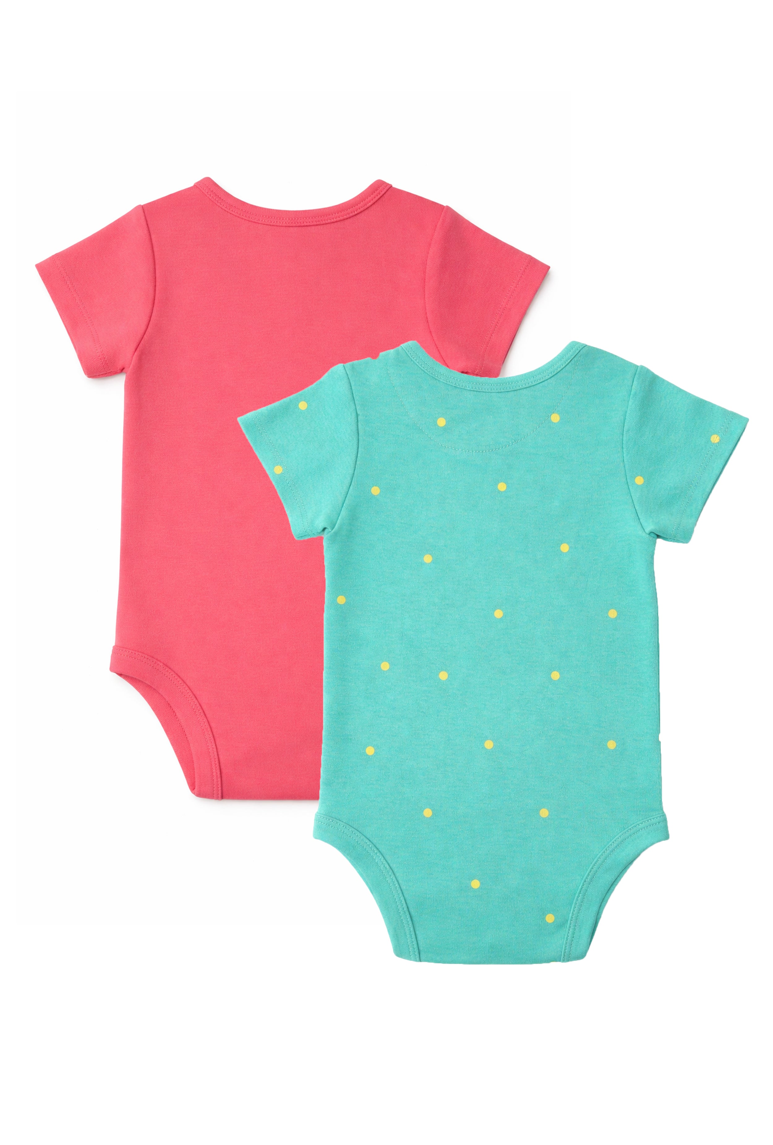 Gentle on Baby Skin | Trusted by Parents | Nuberry Unisex Bodysuit Set of 2