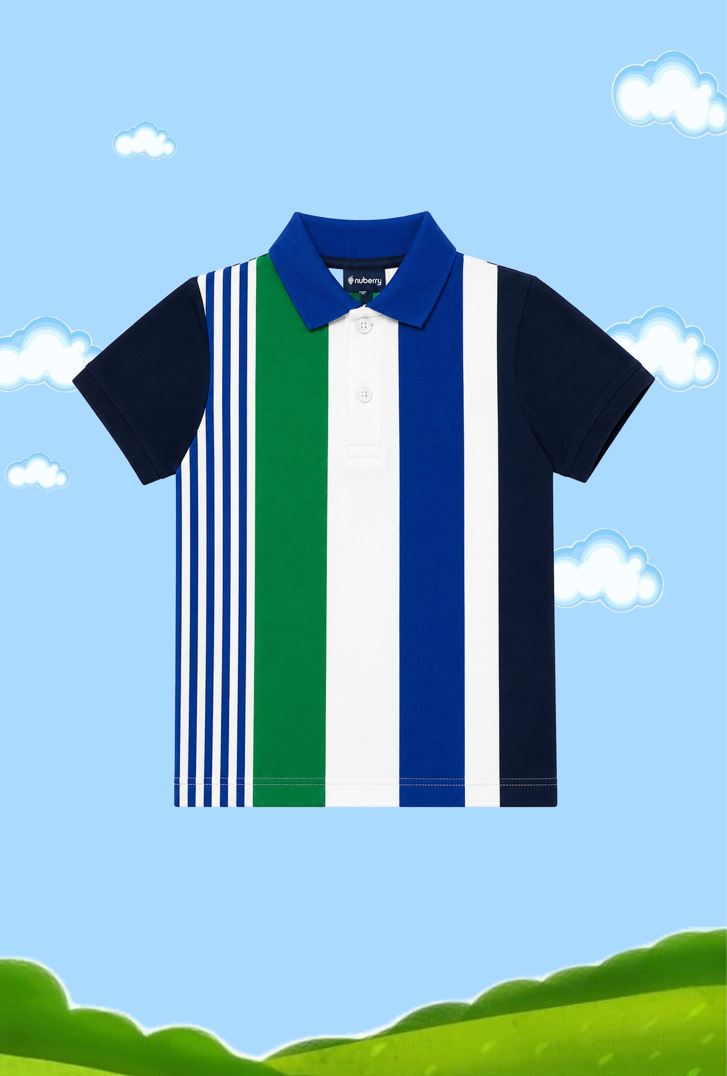 Smart Looks for Tiny Heroes | Nuberry Boy Polo T-Shirt