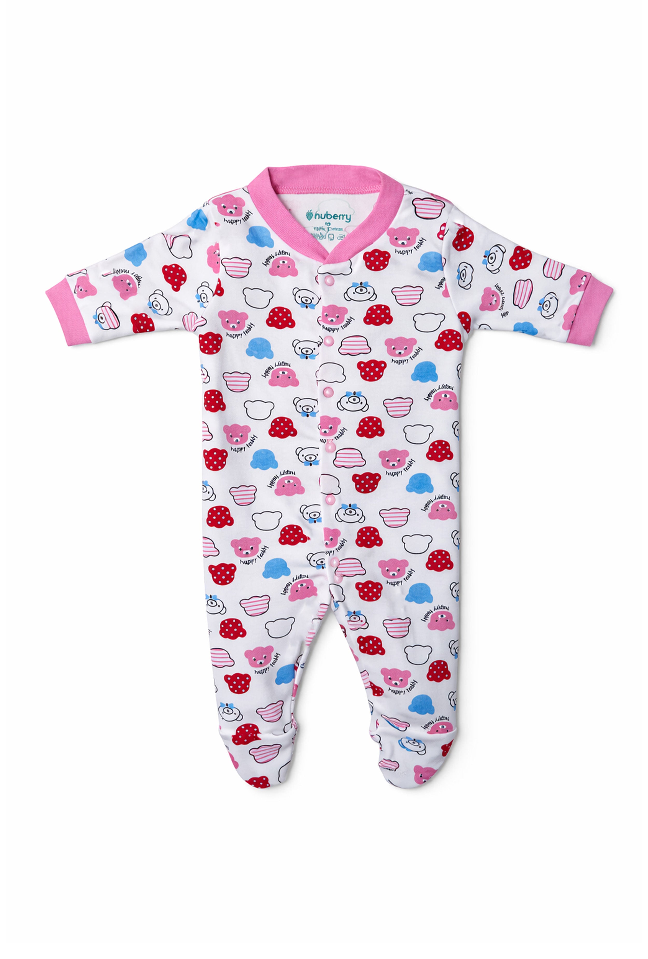 Mom’s Choice Pure Cotton Sleep Suits (3-Pack)