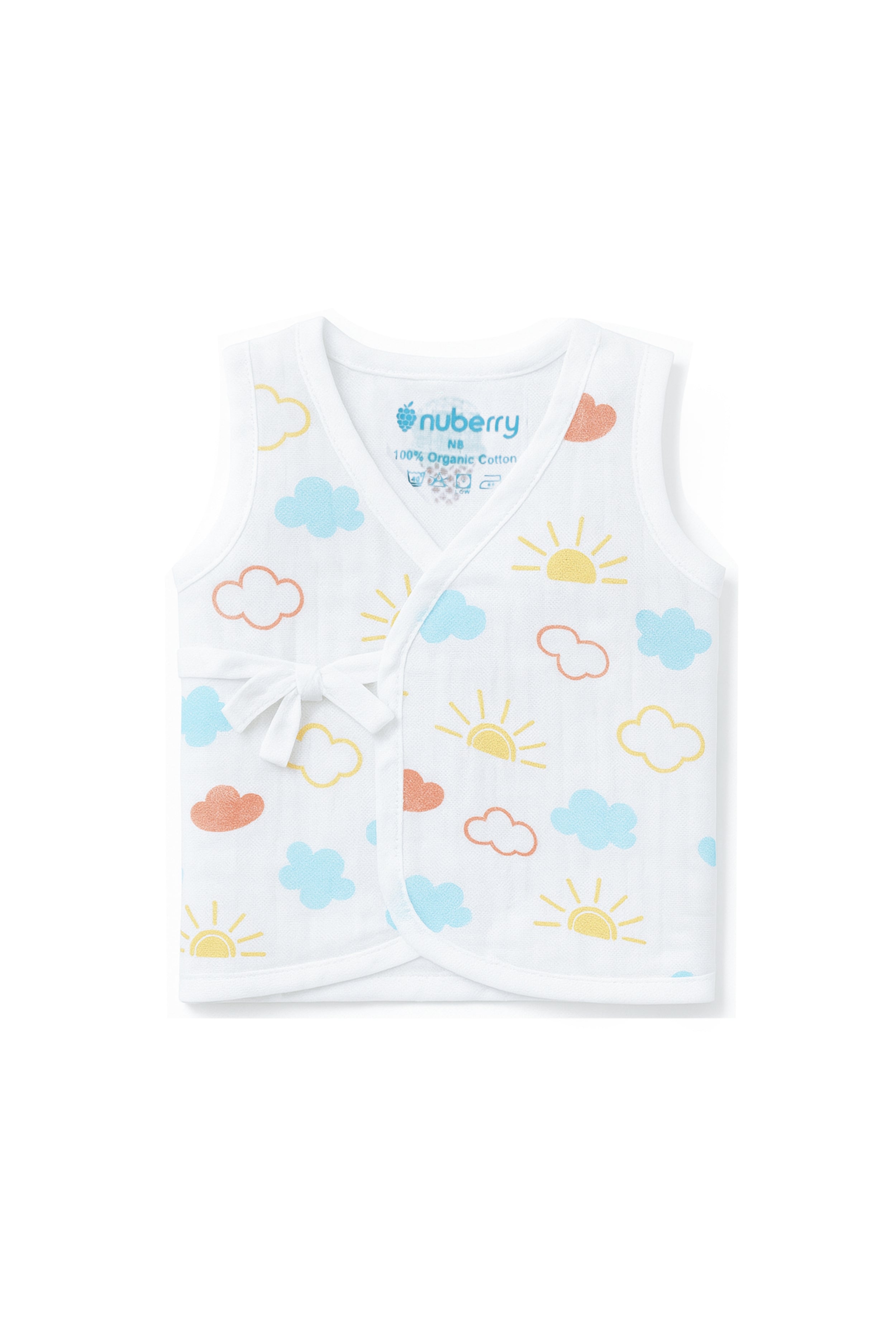 Nuberry Muslin Side Knot Jabla - Neubaby Stores