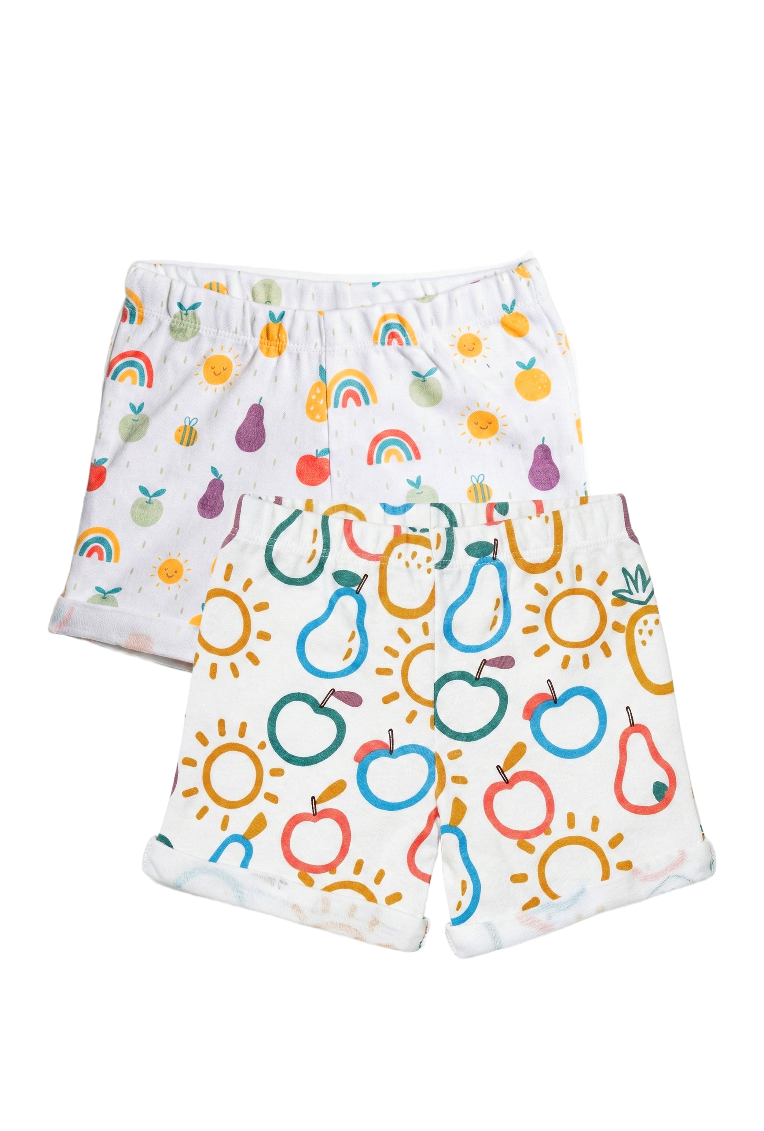 Nuberry Unisex Baby Shorts (Pack of 2)