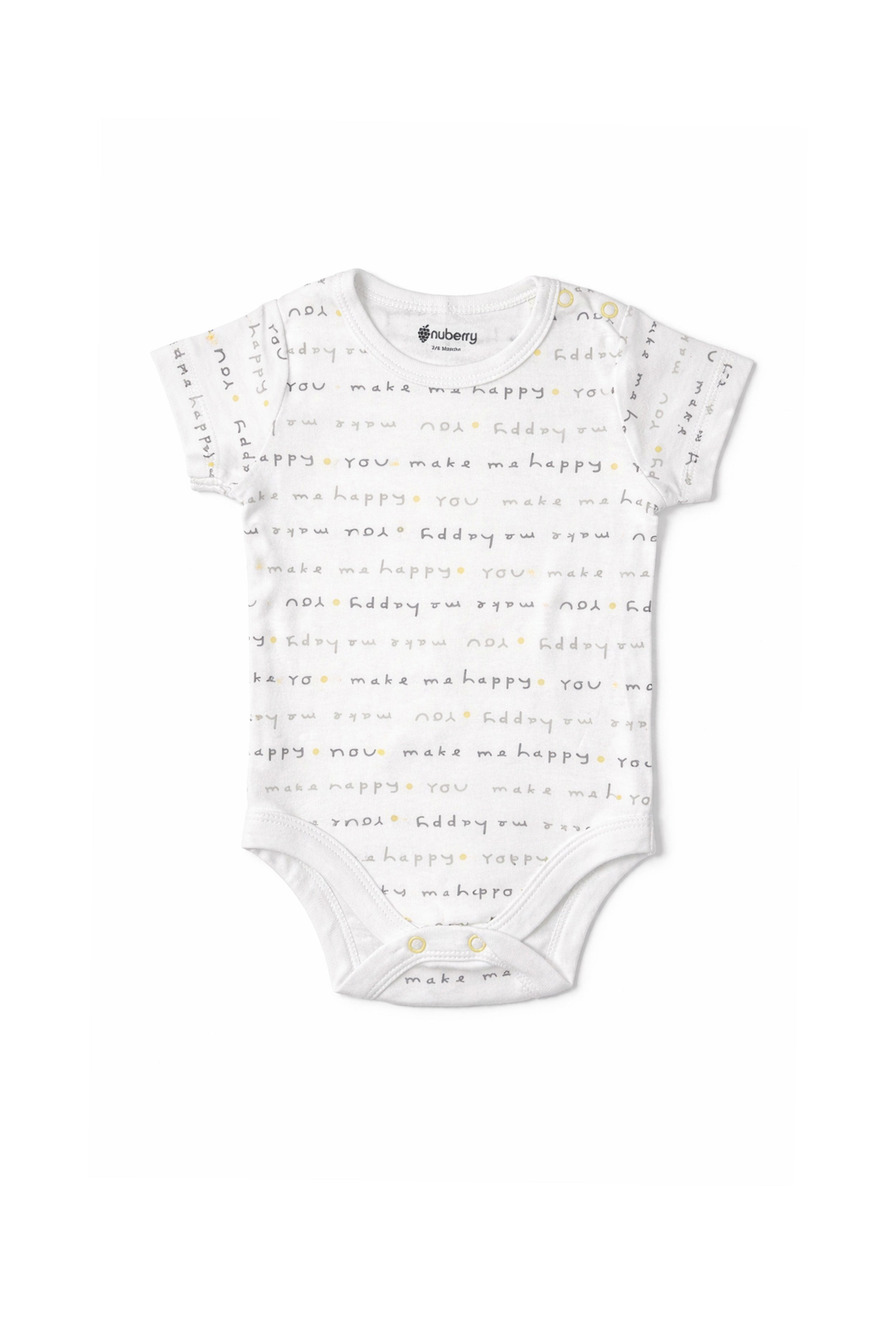 Nuberry Unisex Body Suit - Pack of 2