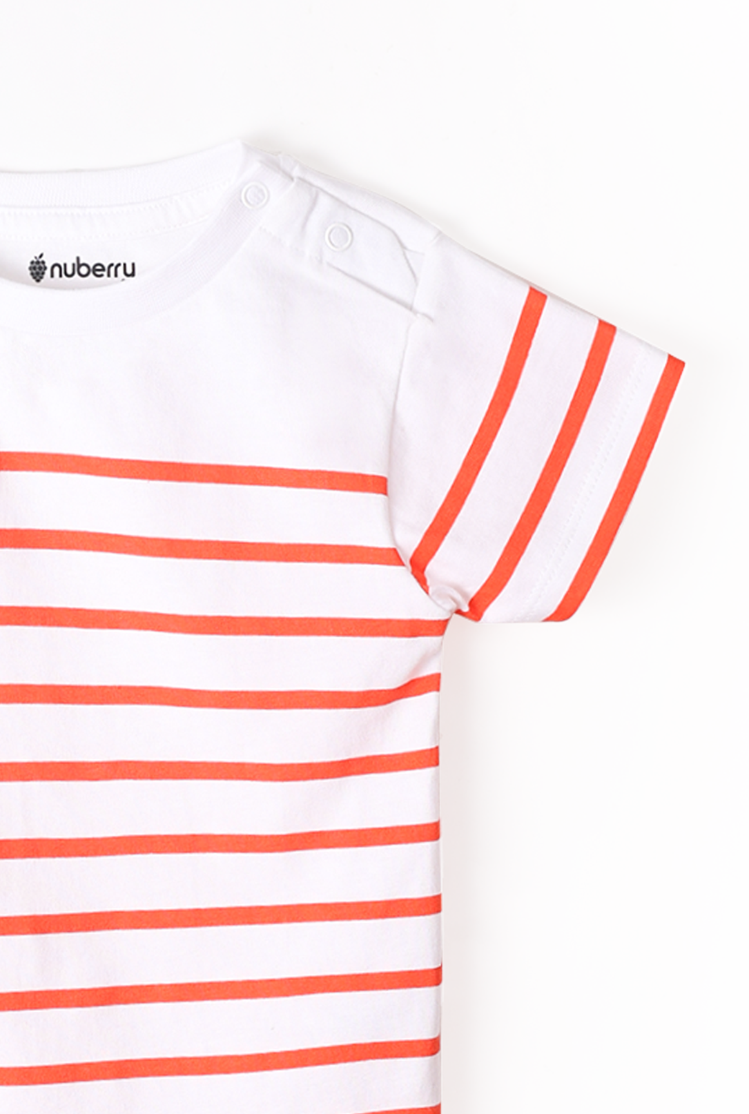NUBERRY KIDS - BOY STRIPED TEES AND JACQUARD SHORTS NAVY BLUE