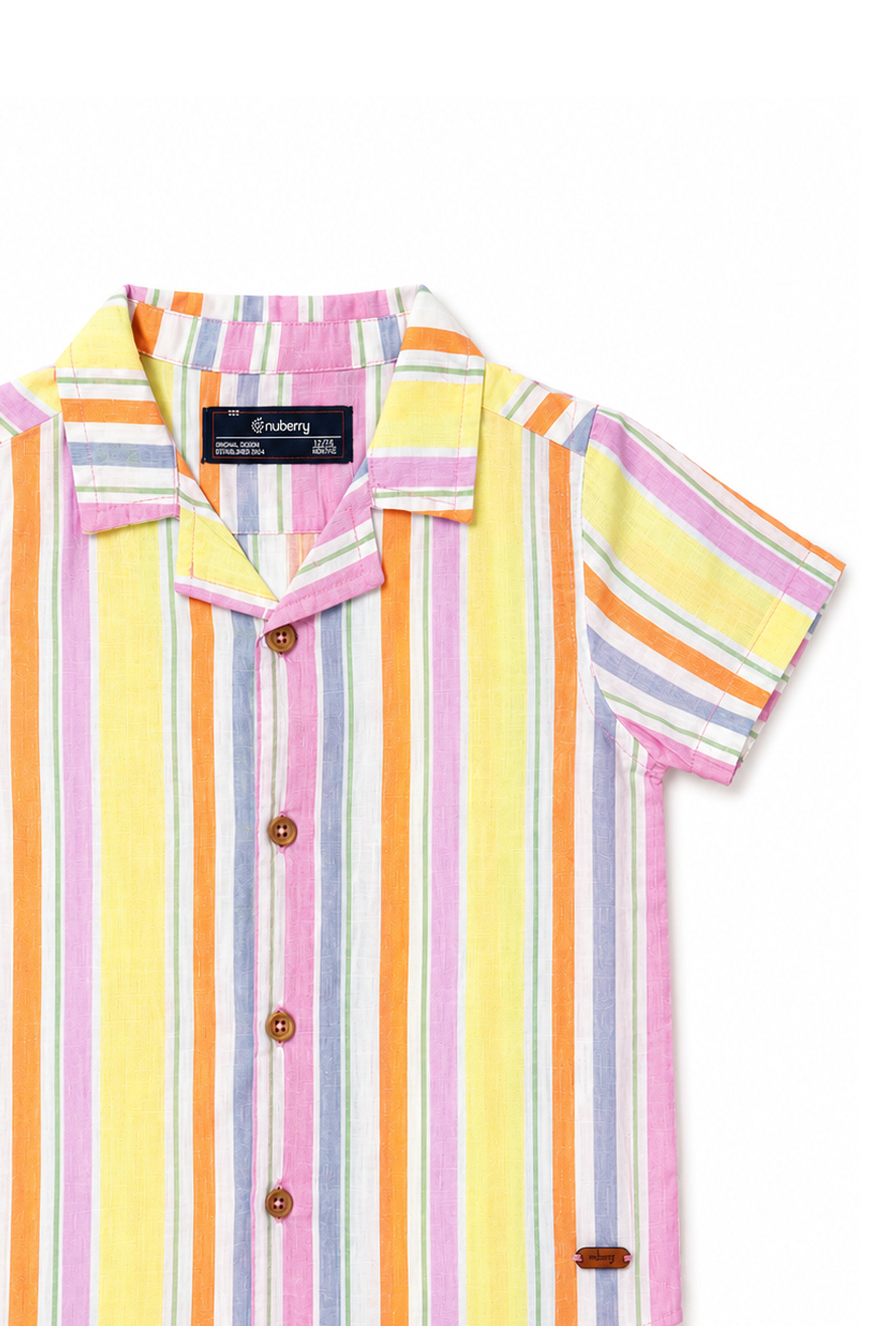 Nuberry Boys Half Sleeve Shirt | Smart Style for Every Special Moment
