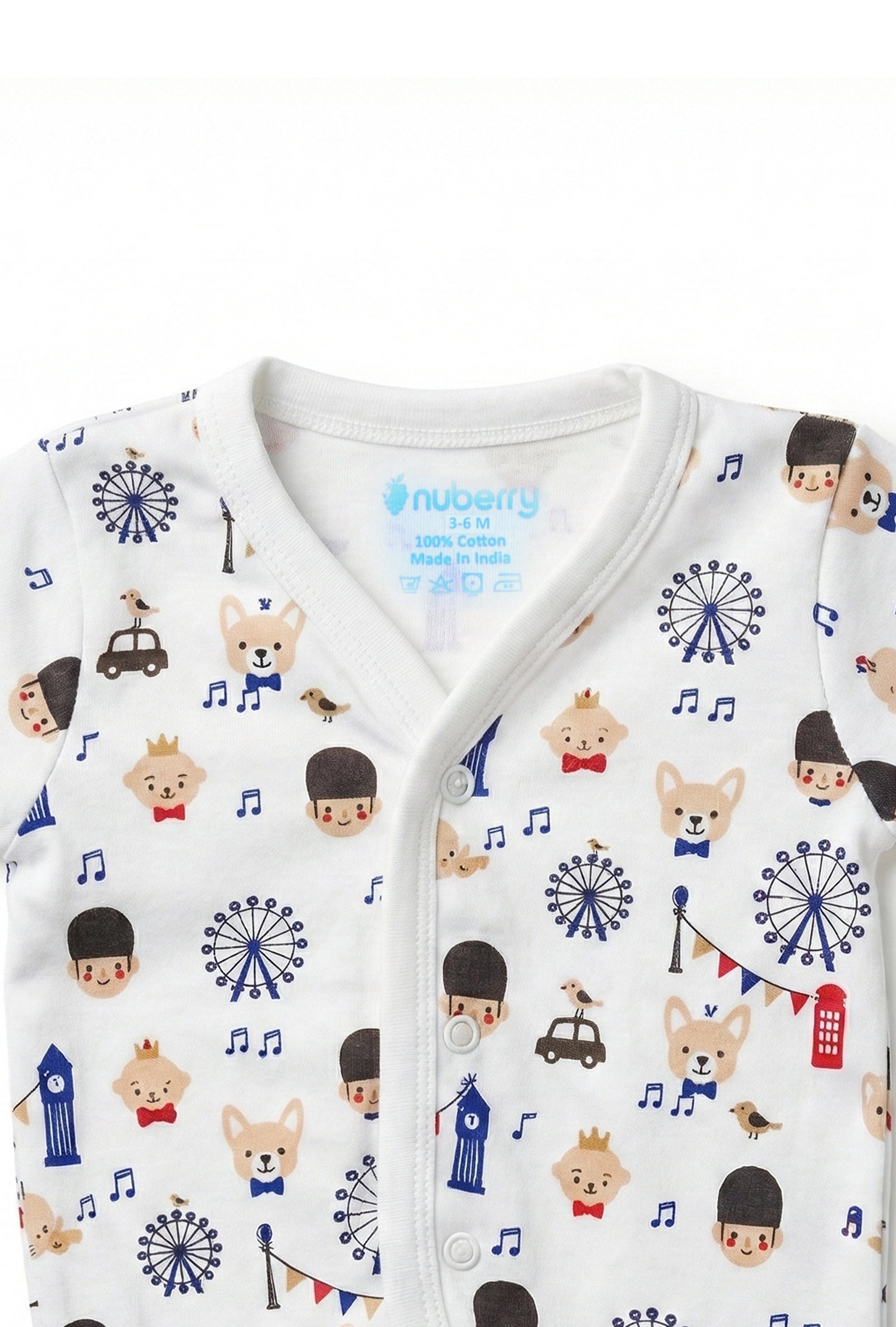 Nuberry Baby Boy Open Vest