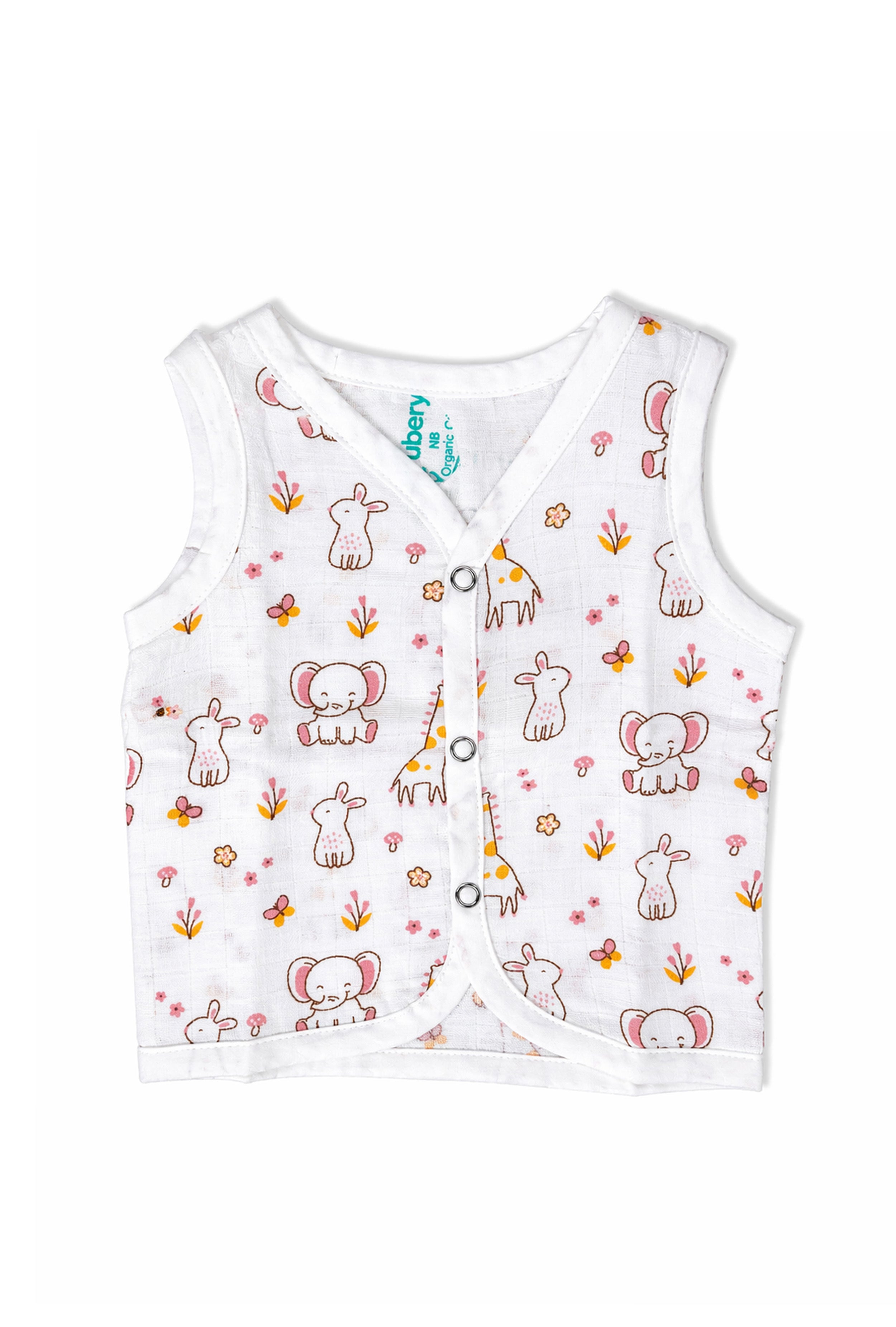 Nuberry Unisex Jablas | Pure Comfort for Tiny Beginnings | Pack of 4