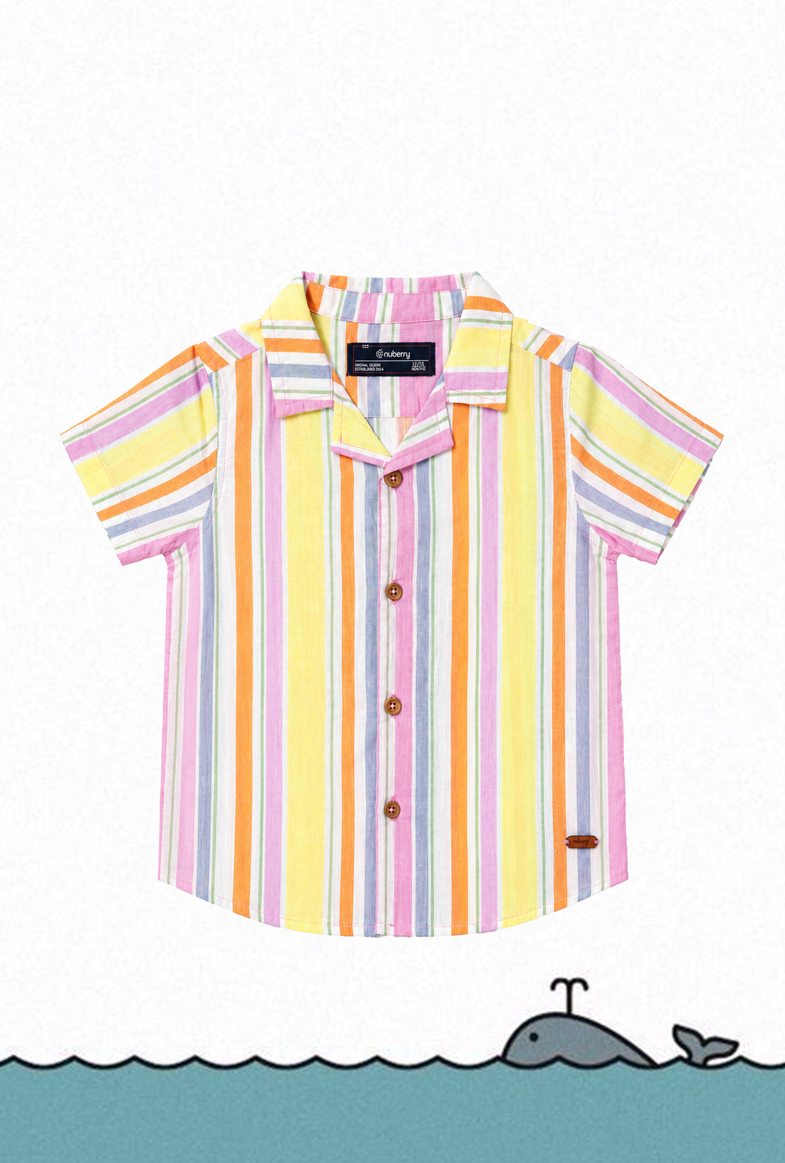 Nuberry Boys Half Sleeve Shirt | Smart Style for Every Special Moment