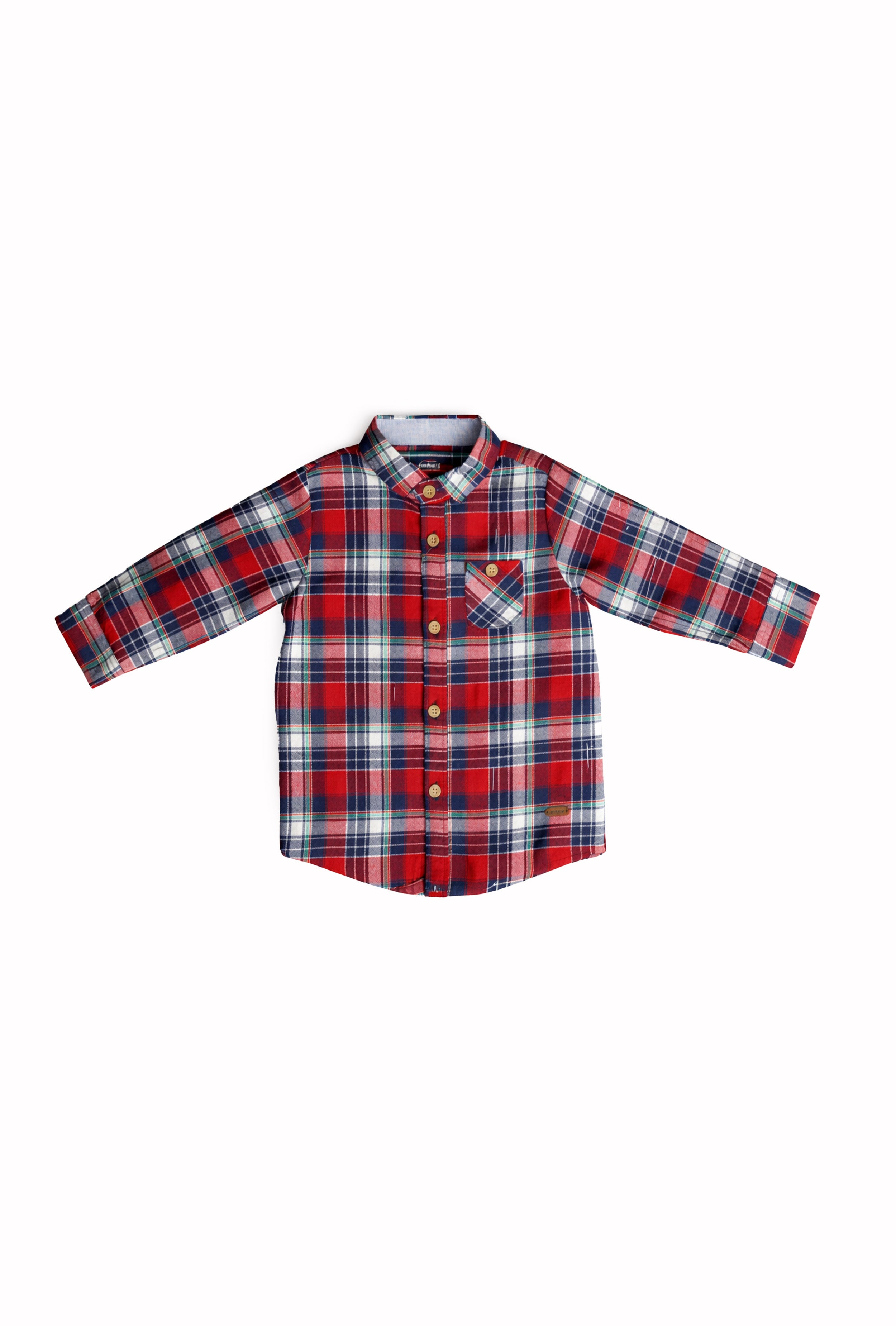 Nuberry Boys Full-Sleeve Shirt