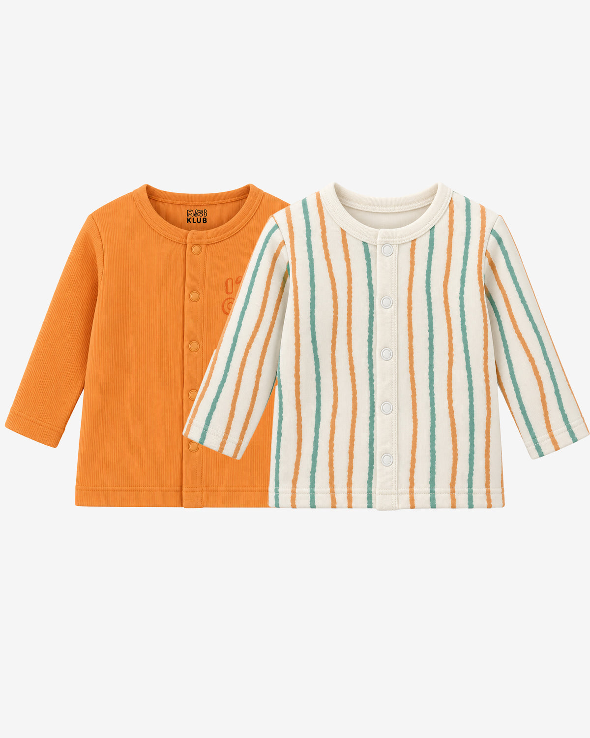 Nuberry Baby Boy Open Vest-Full Sleeve
