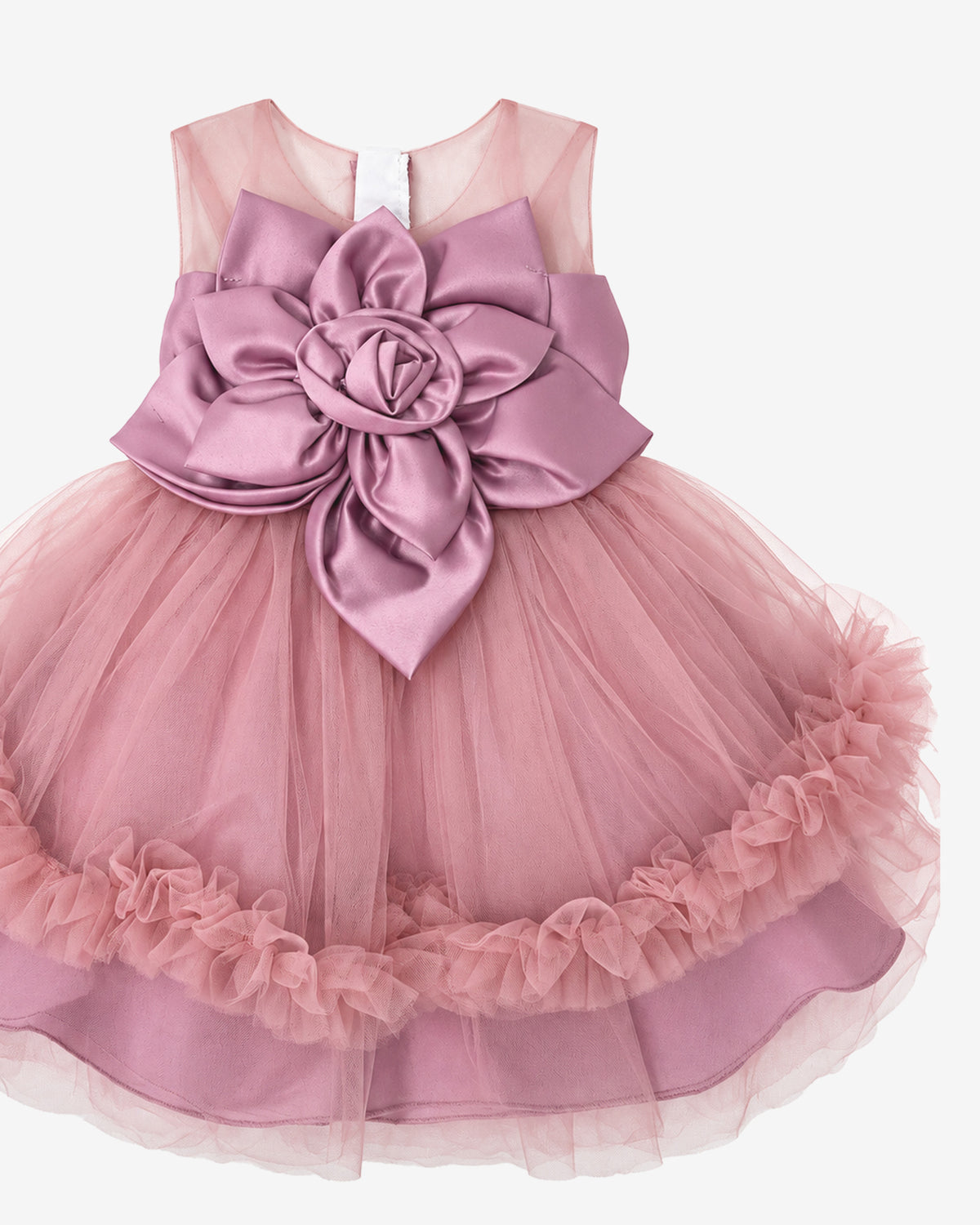 Nuberry Soft Mesh Baby Girl Party Frock | A Little Dress for Her Biggest Smiles