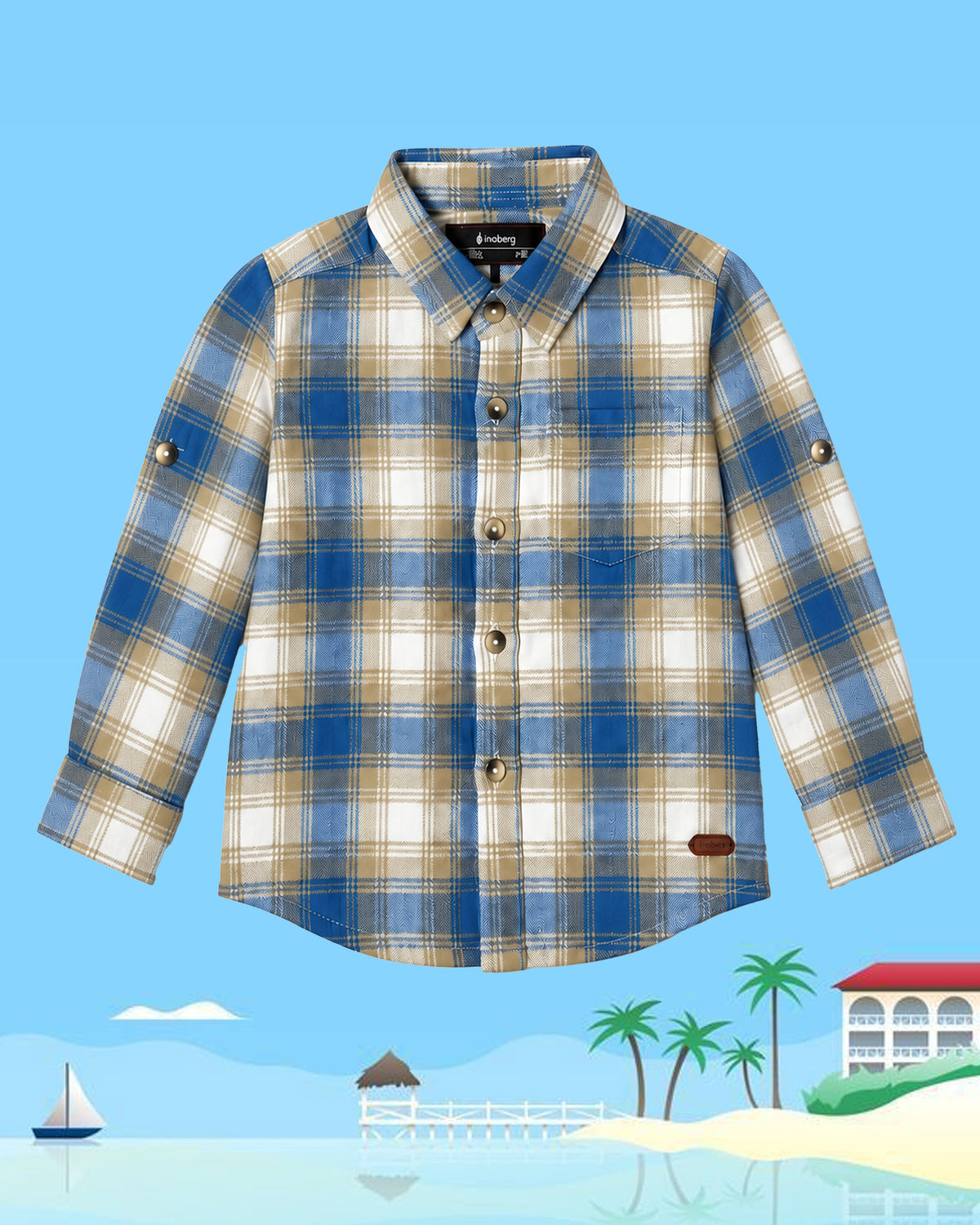 Nuberry Boys Full-Sleeve Shirt | Classic Style, Little Comfort