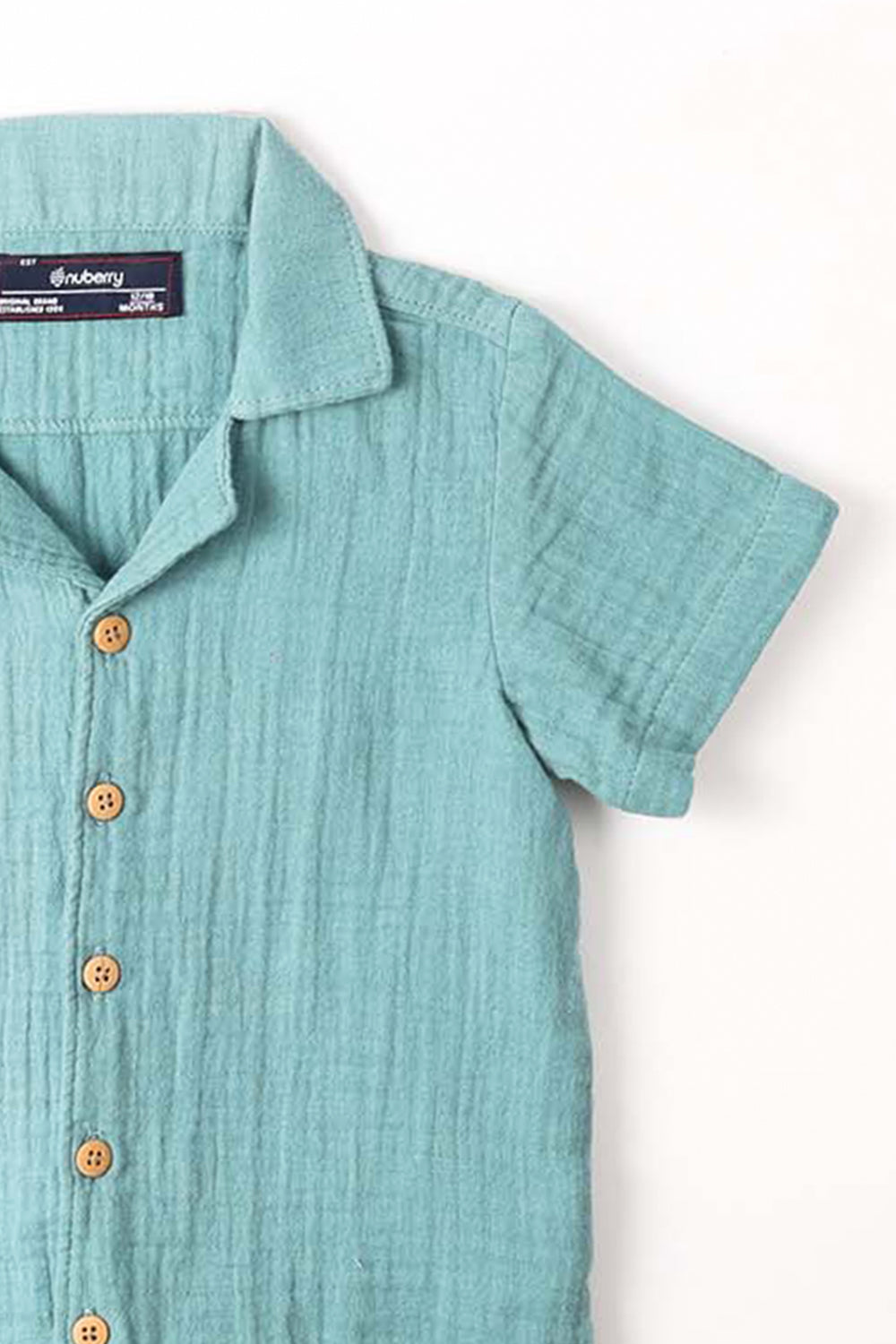 NUBERRY KIDS BOY-MUSLIN CO-ORDS MUSTARD
