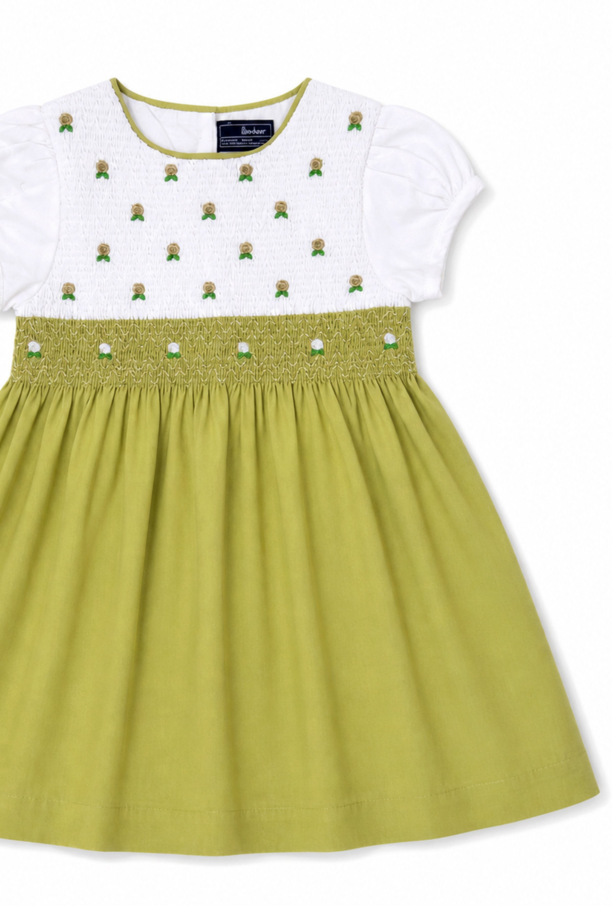 Soft Cotton Smocked Party Dress for Baby Girls | Breathable Comfort & Elegant Style | 500+ Happy Reviews