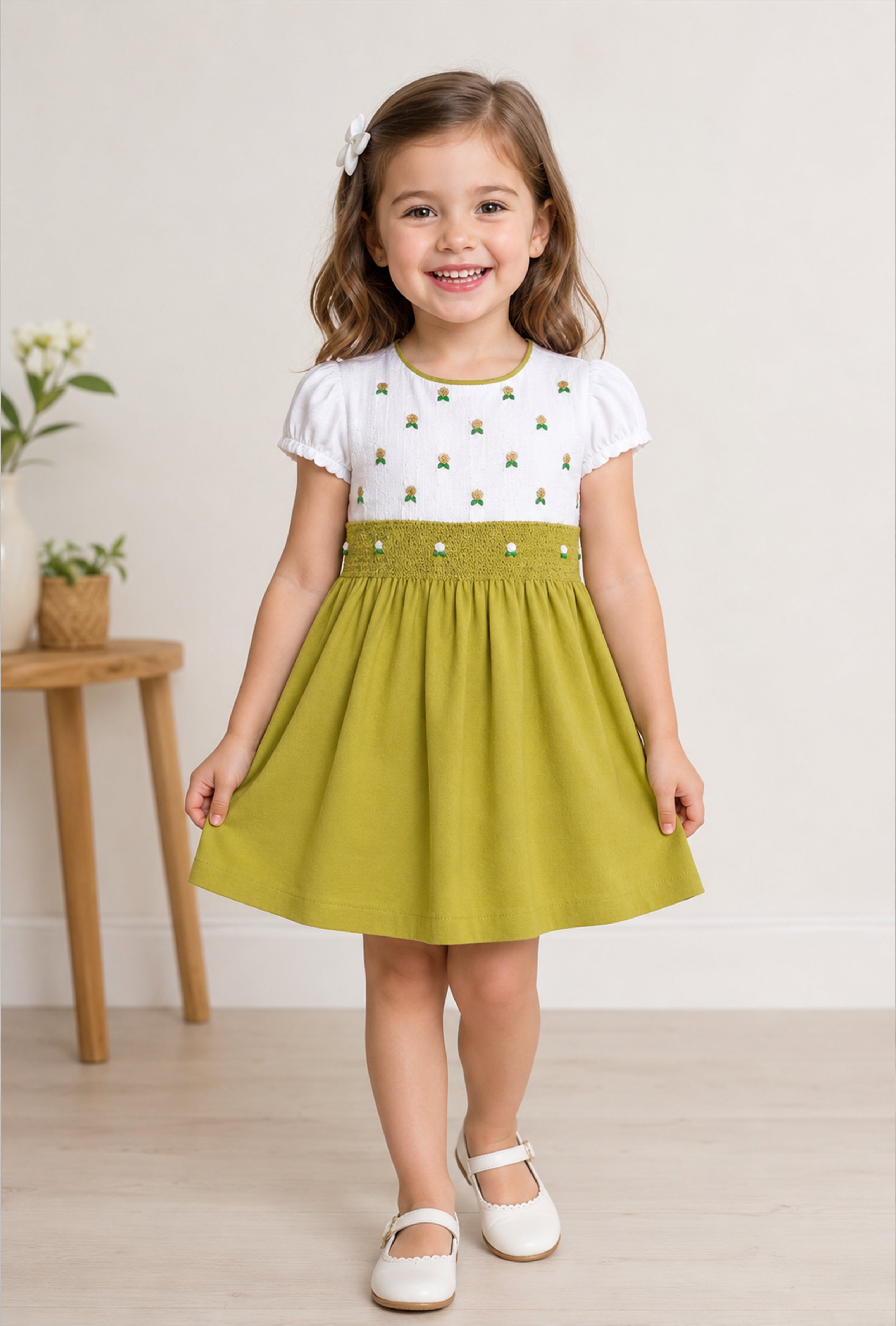 Soft Cotton Smocked Party Dress for Baby Girls | Breathable Comfort & Elegant Style | 500+ Happy Reviews