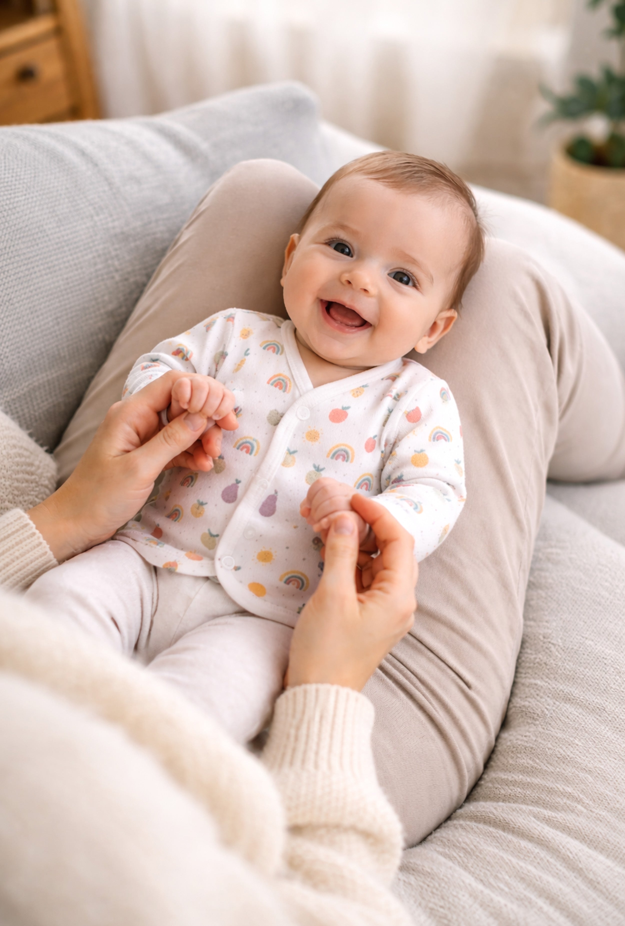 Nuberry Unisex Baby Open Vest (Pack of 2)