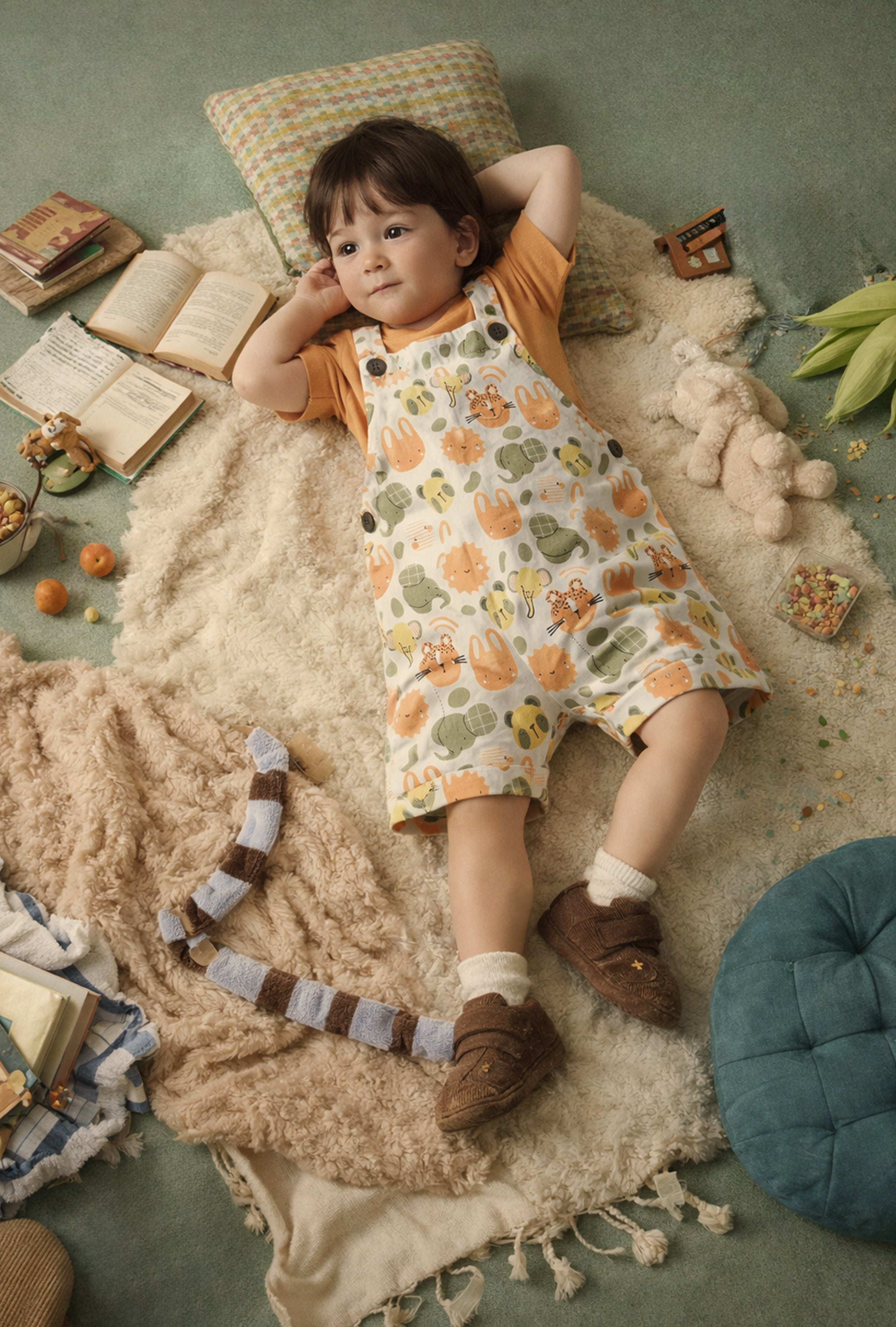 Nuberry Boys Dungaree | Soft & Breathable - Neubaby Stores
