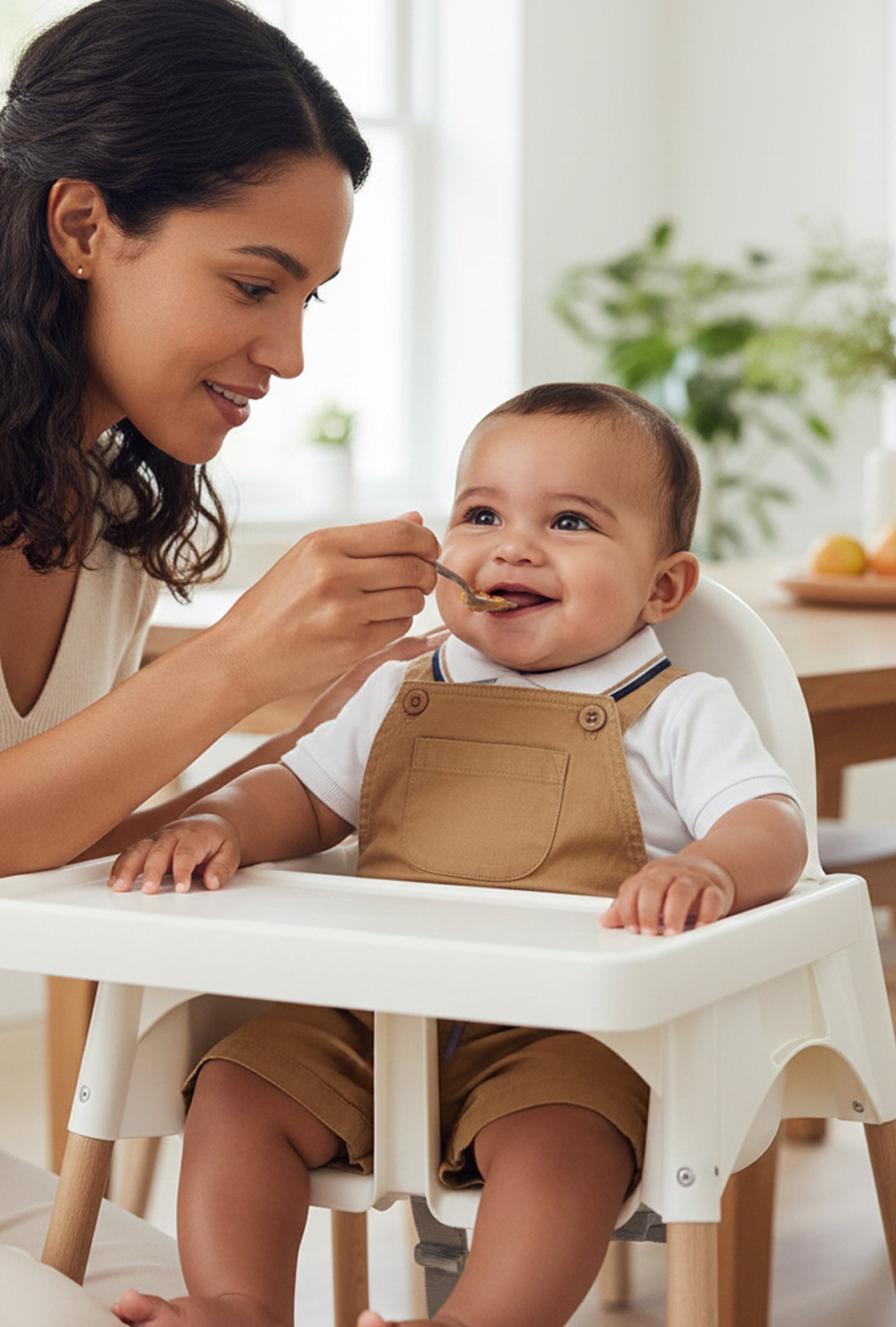 Nuberry Boys Dungaree | Soft & Breathable | Tan - Neubaby Stores