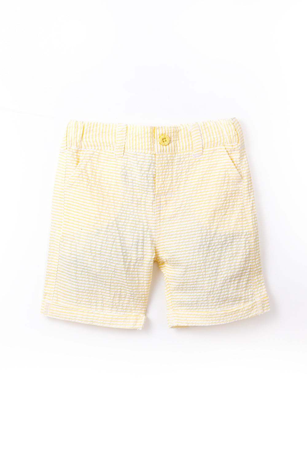 NUBERRY KIDS BOY- SEERSUCKER SHORTS-WOVEN GREEN