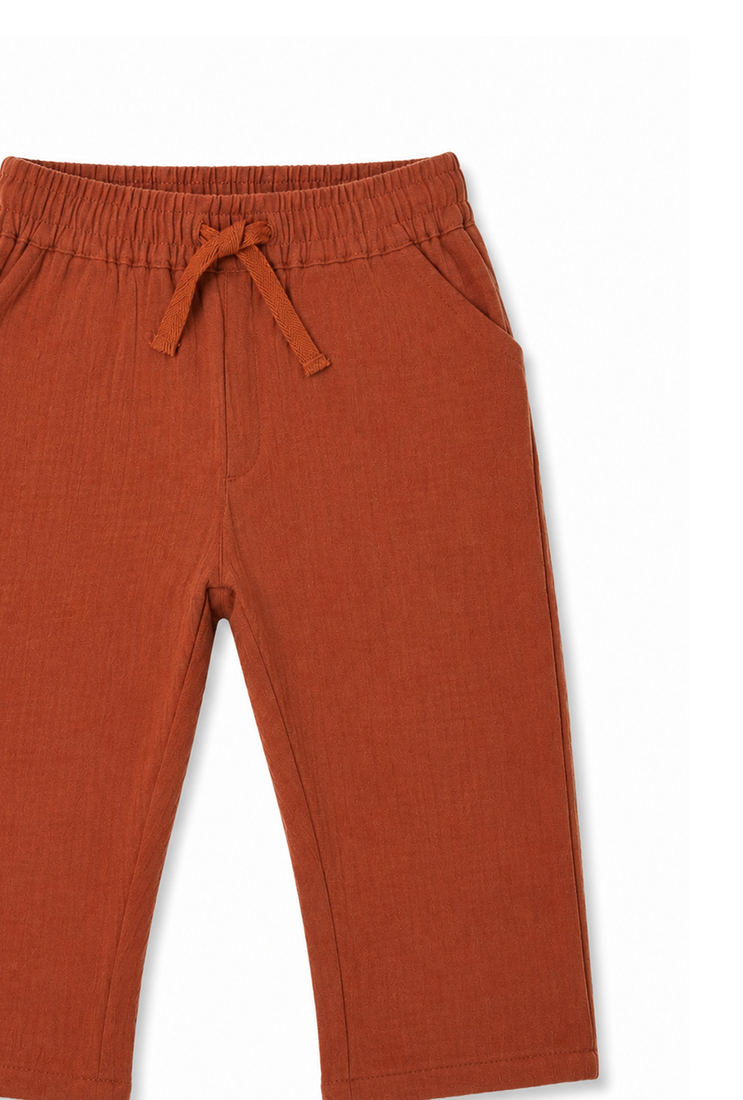 Nuberry Kids Muslin Pants | Soft, Breathable & Made for Everyday Comfort