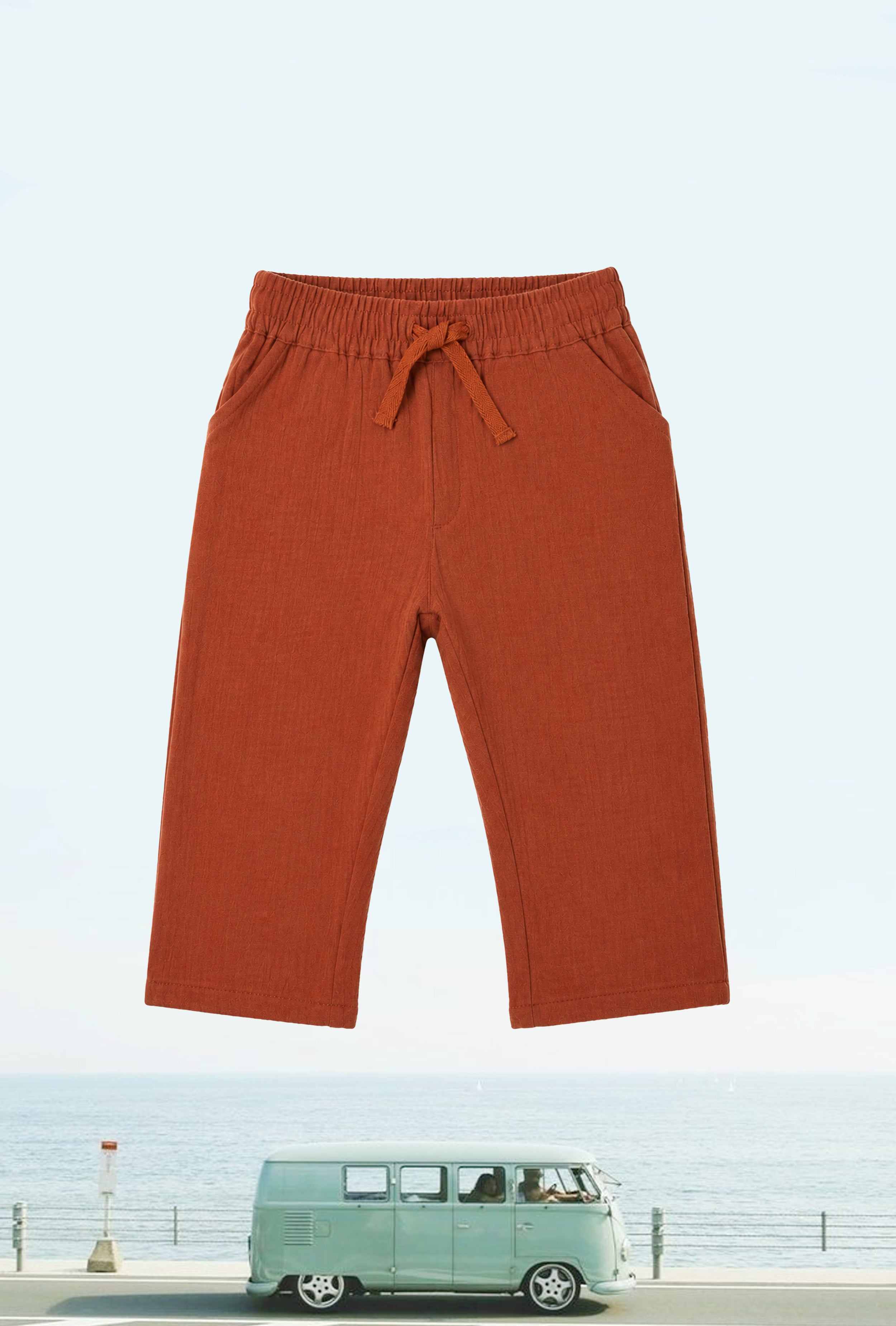 Nuberry Kids Muslin Pants | Soft, Breathable & Made for Everyday Comfort