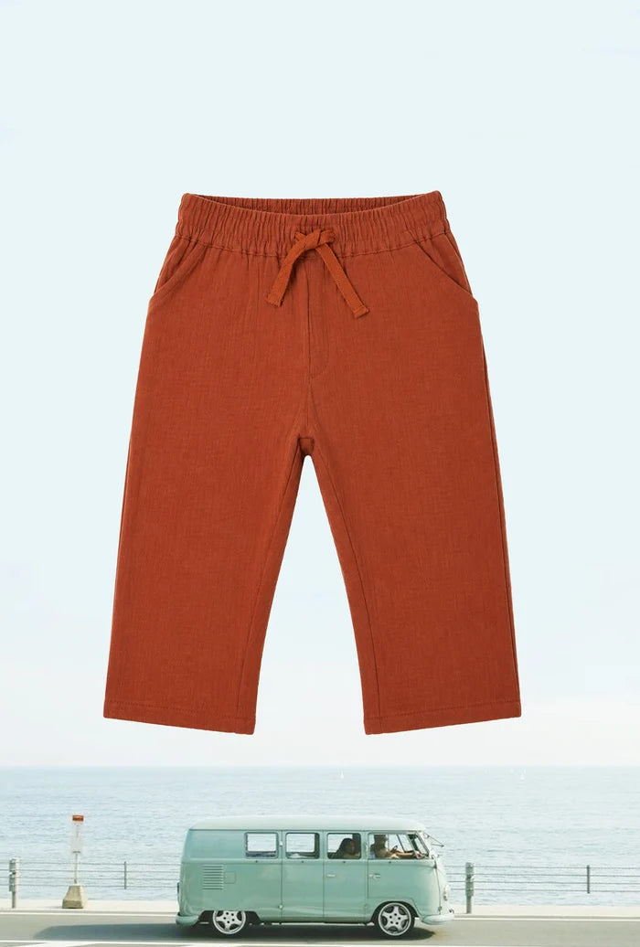 Nuberry Boys Shirt & Muslin Pants Set | Smart, Comfortable Style for Every Little Moment