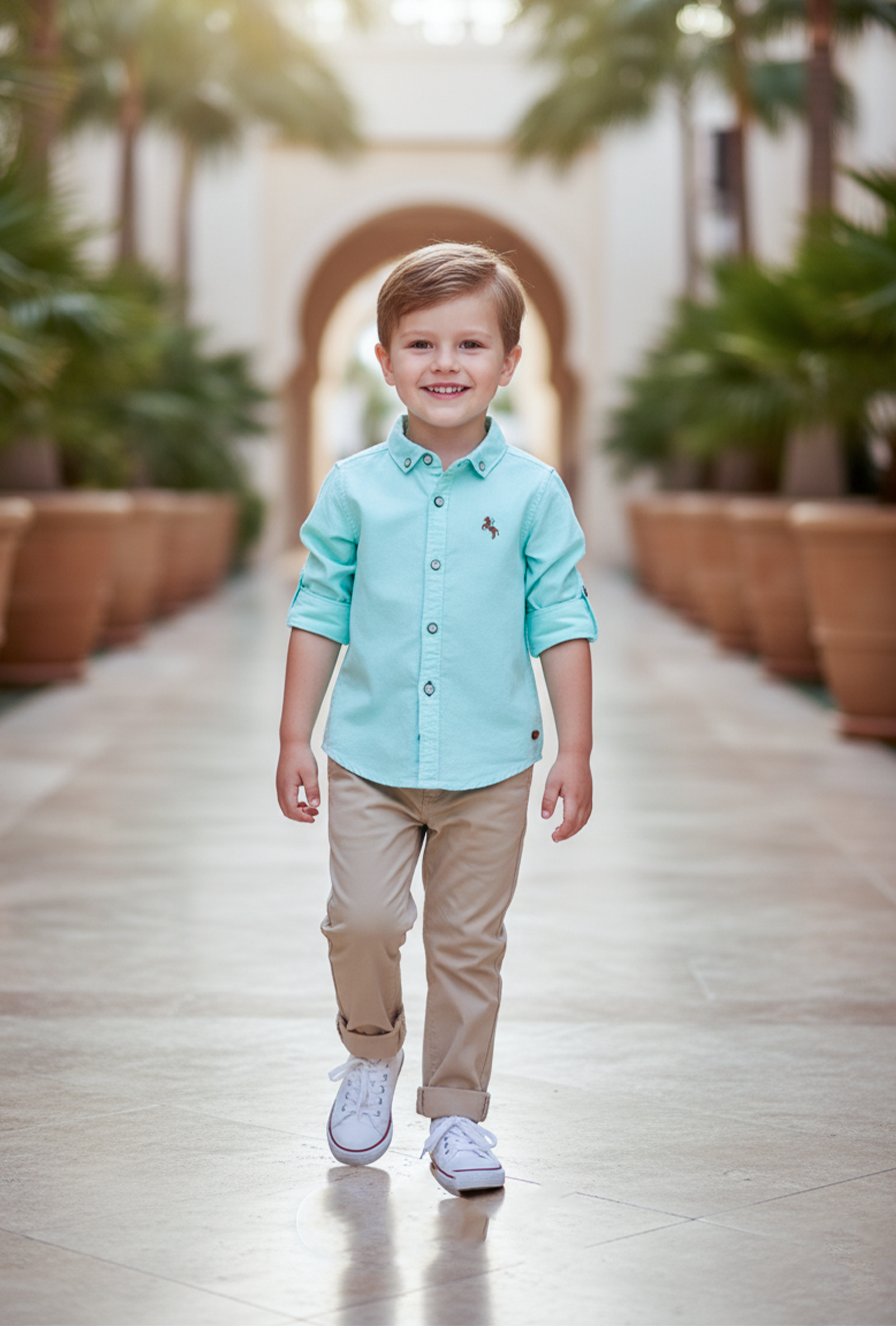 Nuberry Boys Oxford Shirt – Full Sleeve