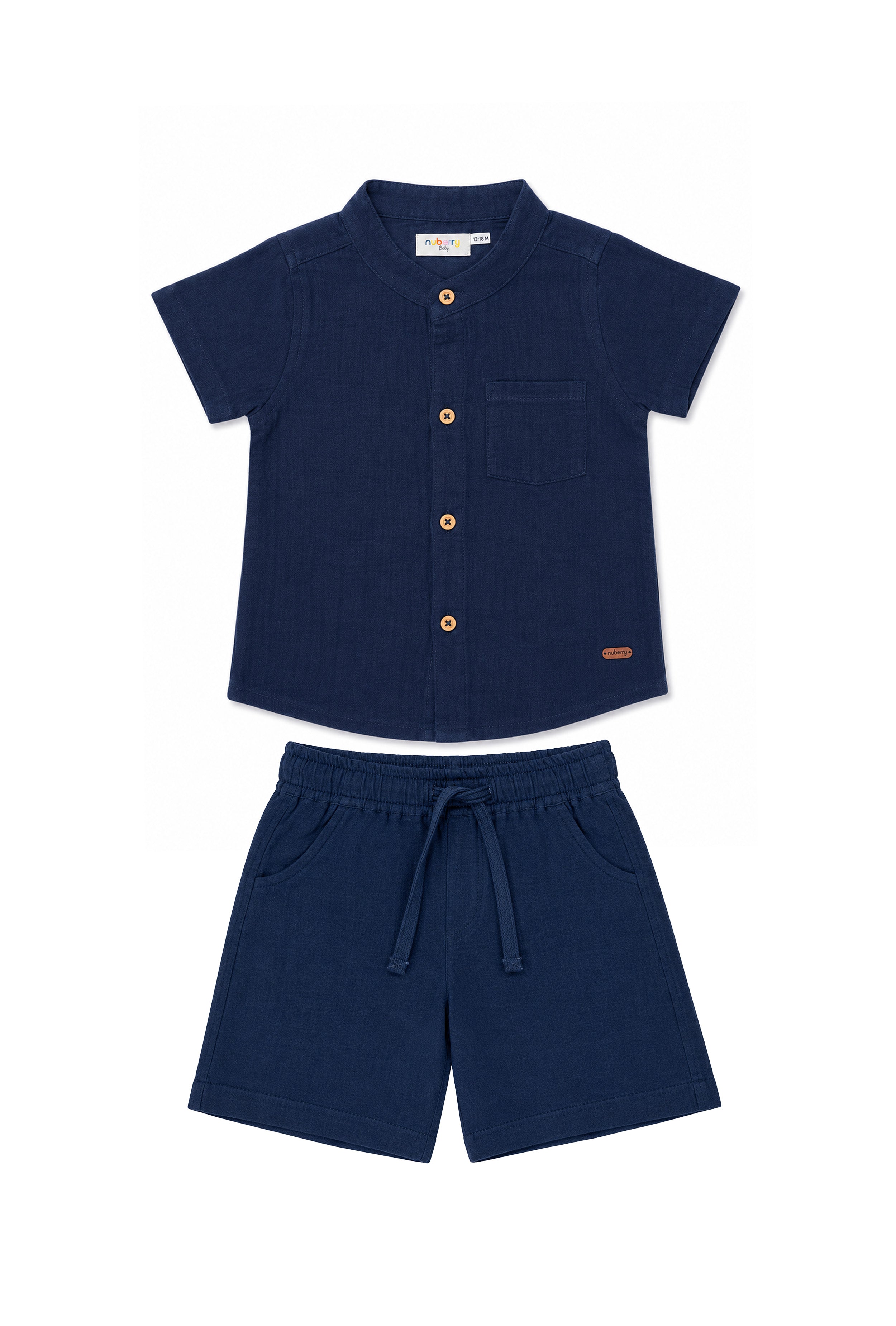 Nuberry Muslin Jabla Half Sleeve & Shorts | Soft Hugs for Your Little One