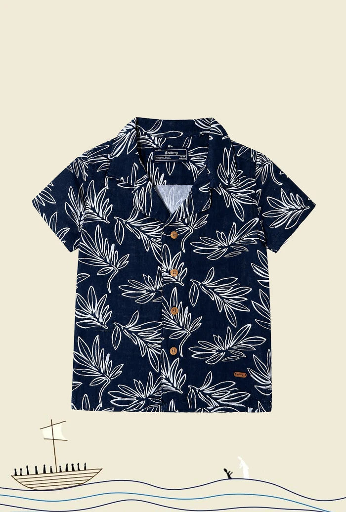 Nuberry Boys Shirt & Muslin Pants Set | Smart, Comfortable Style for Every Little Moment