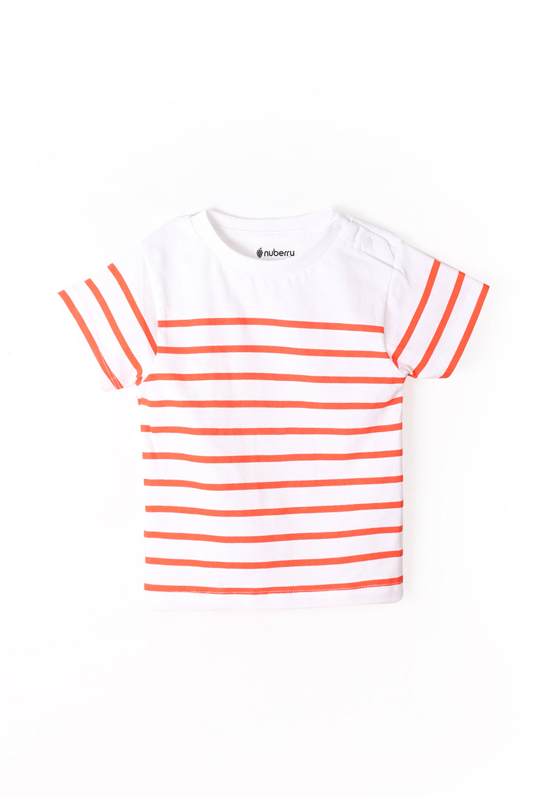 NUBERRY KIDS - BOY STRIPED TEES AND JACQUARD SHORTS NAVY BLUE