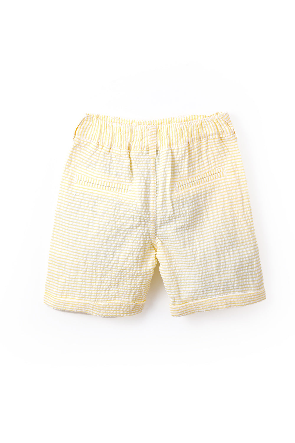 NUBERRY KIDS BOY- SEERSUCKER SHORTS-WOVEN GREEN