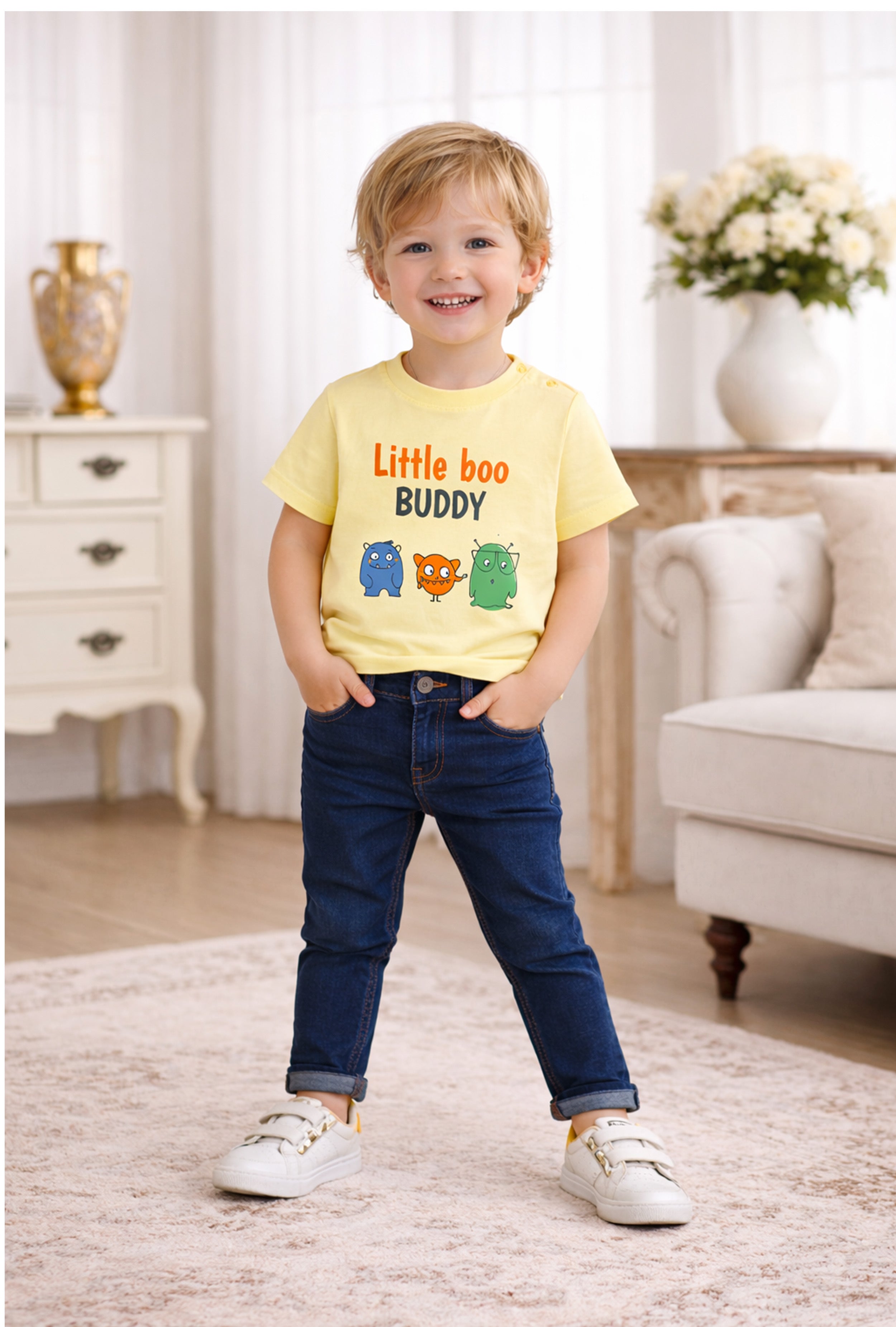 Nuberry Boy T-Shirt | Text Print - Neubaby Stores