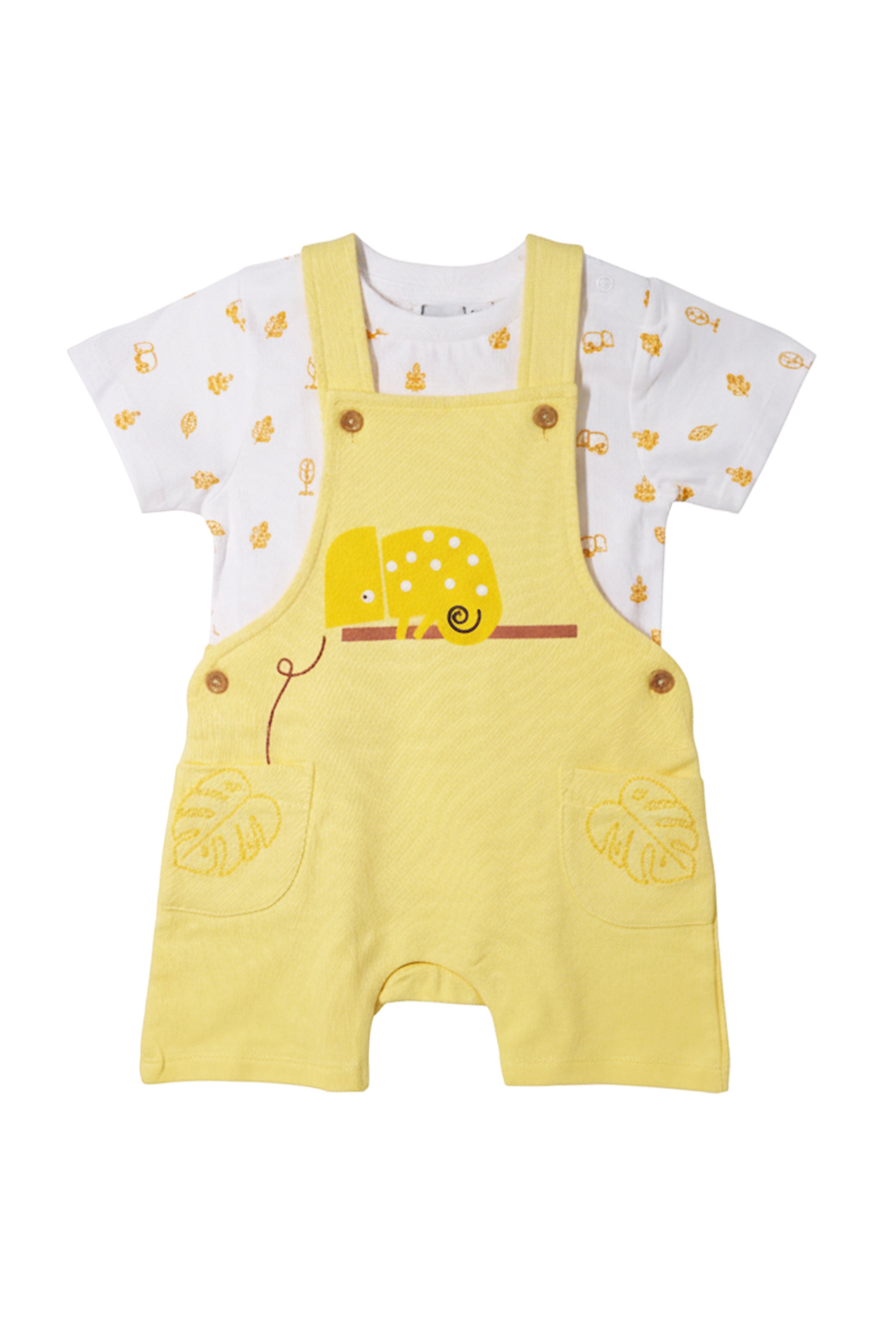 Nuberry Baby & Kids Boy Dungaree – Chameleon