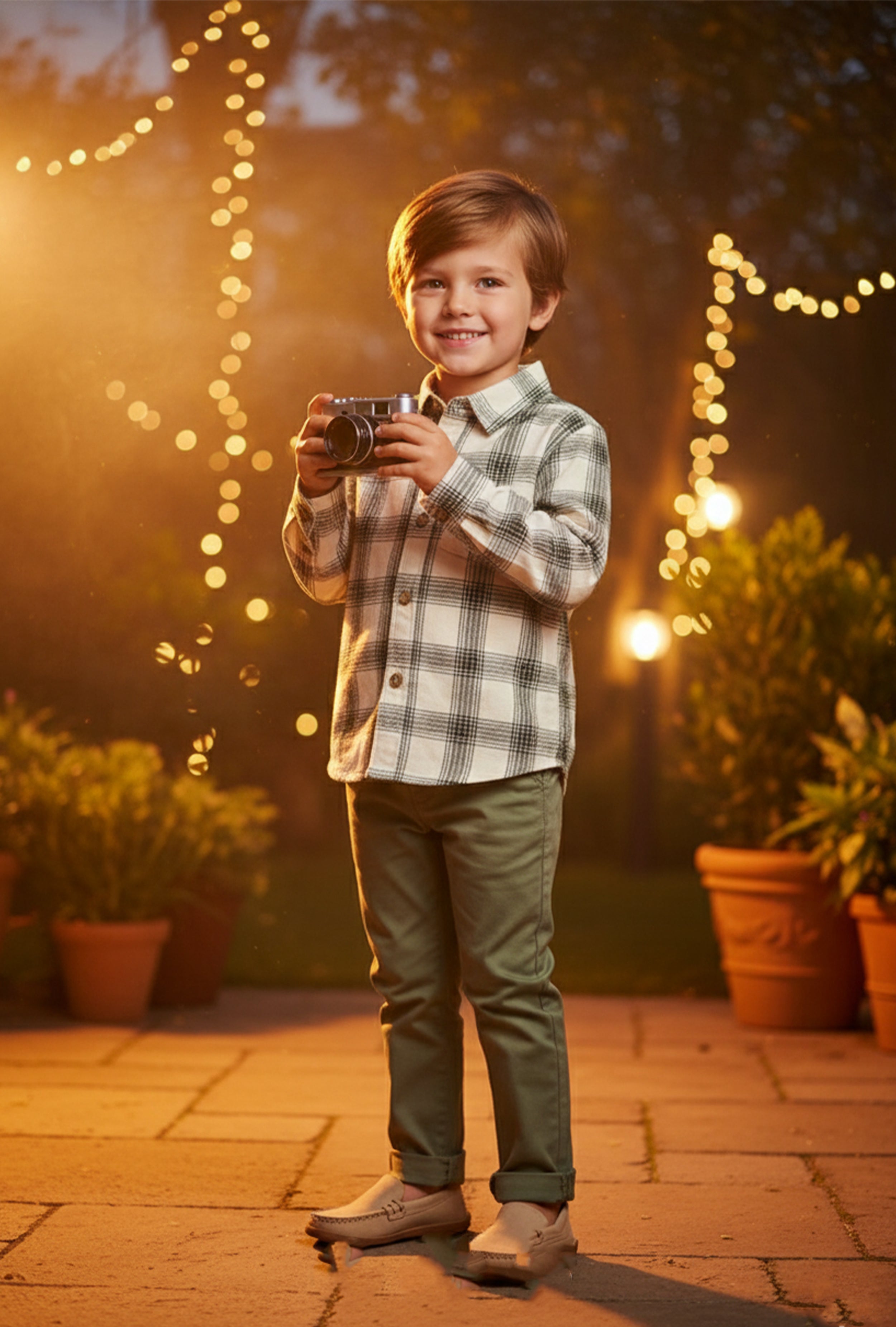 Nuberry Boys Full Sleeve Shirt